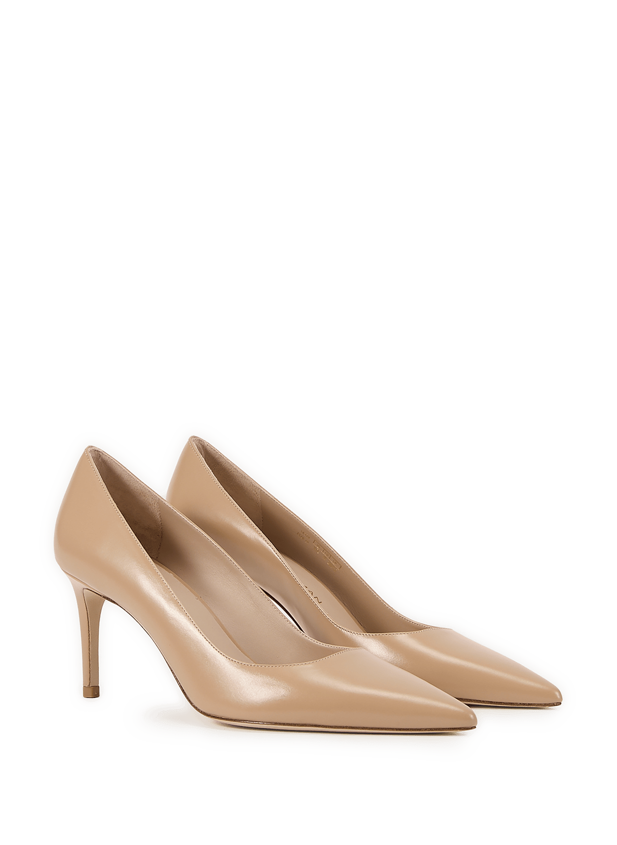 Stuart Power 75 matte leather pump STUART WEITZMAN Beige