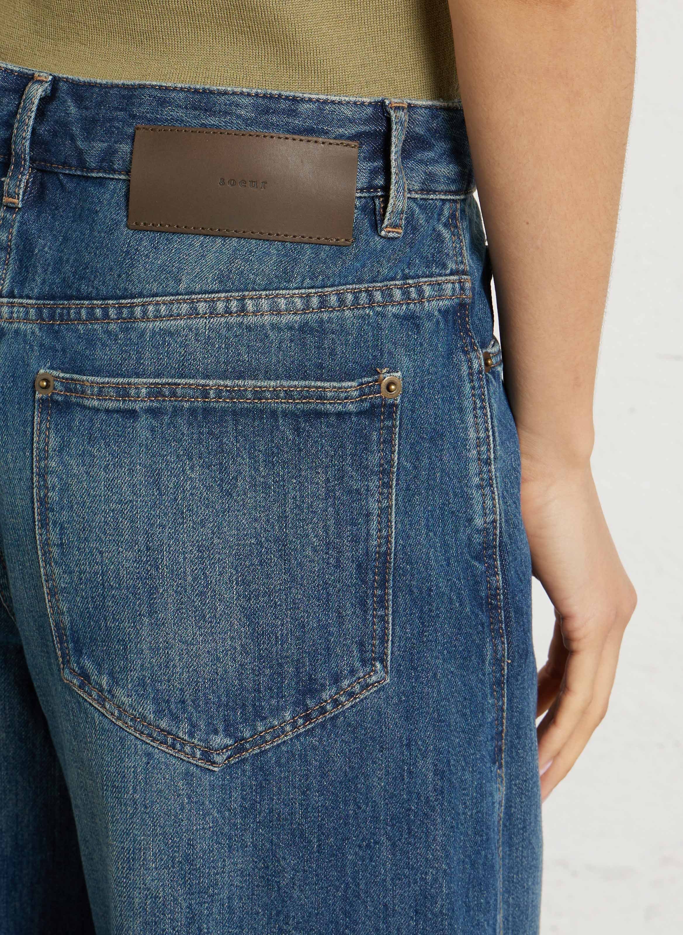 Jean large gaspard SOEUR Bleu