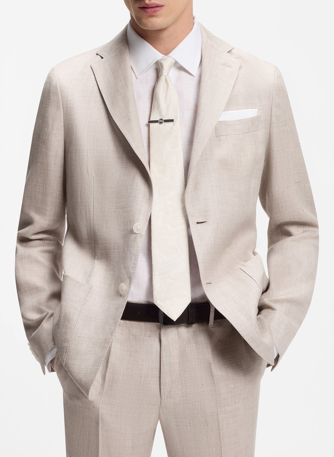 Ceinture en cuir BOSS Marron