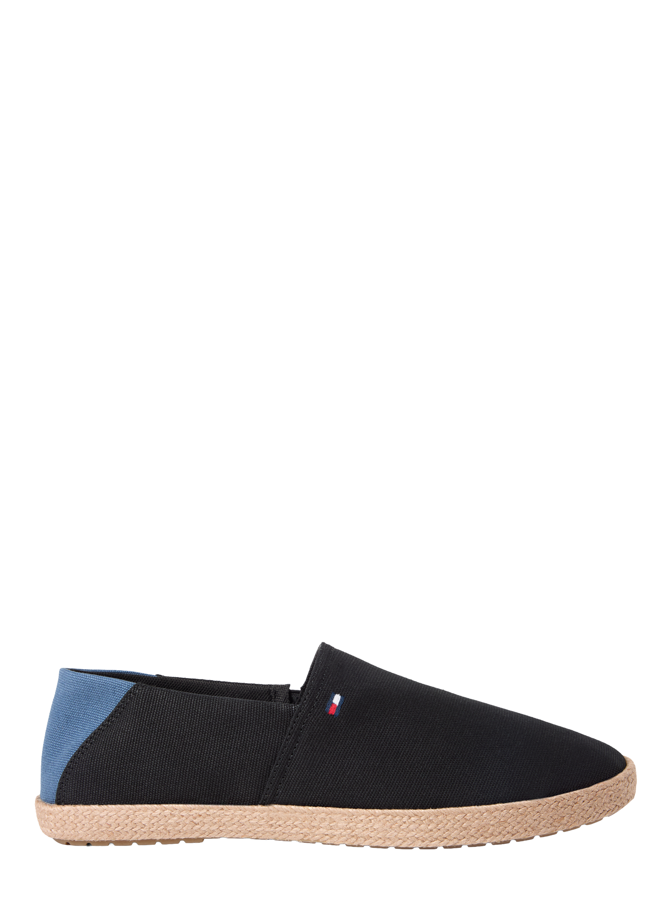 Cotton logo espadrilles TOMMY HILFIGER Black