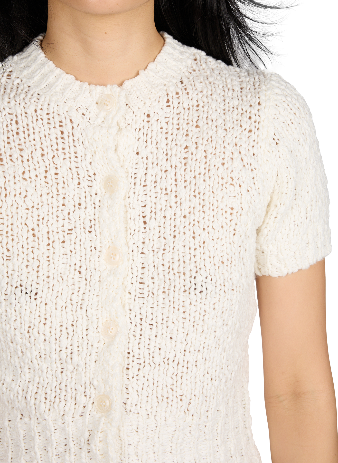 Cardigan en maille  TOPSHOP Beige