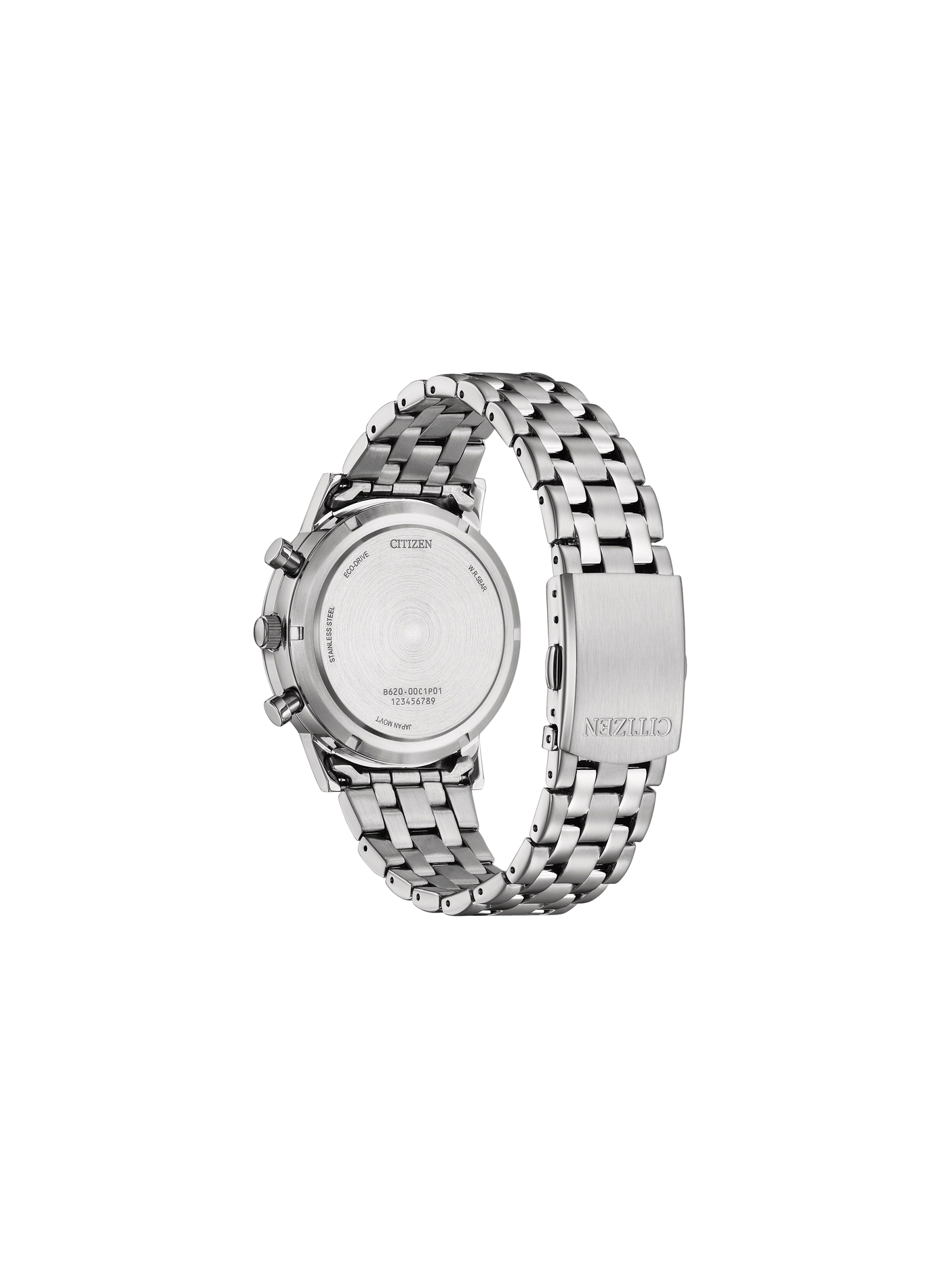 Montre Classic Chrono en acier inoxydable CITIZEN Noir