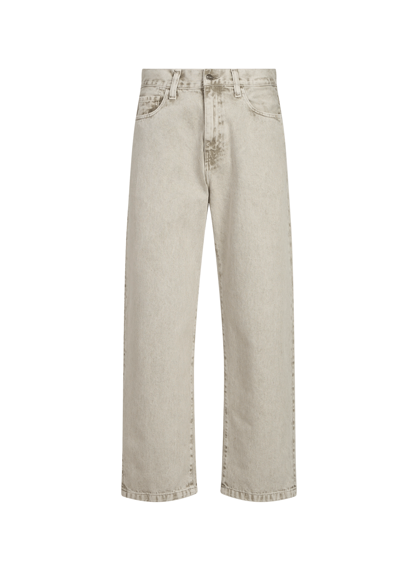 Jean droit en coton CARHARTT WIP Vert