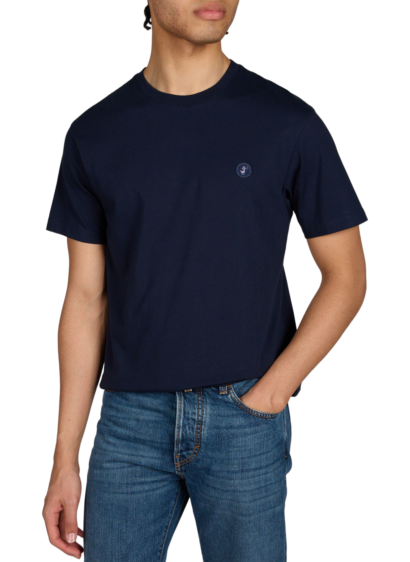 Tee-shirt droit en coton SAVE THE DUCK Bleu