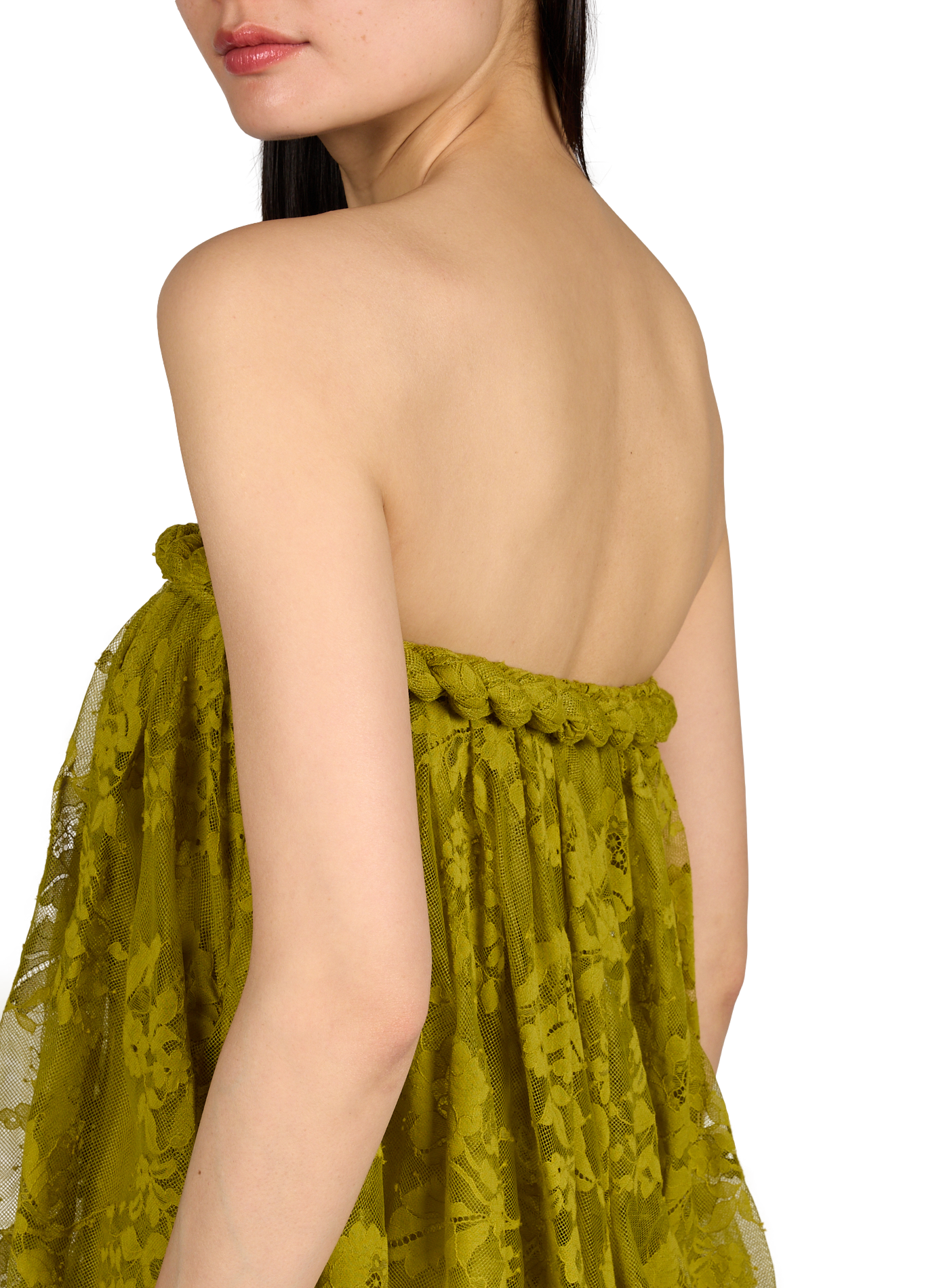 Robe bandeau en dentelle Luna ZIMMERMANN Vert