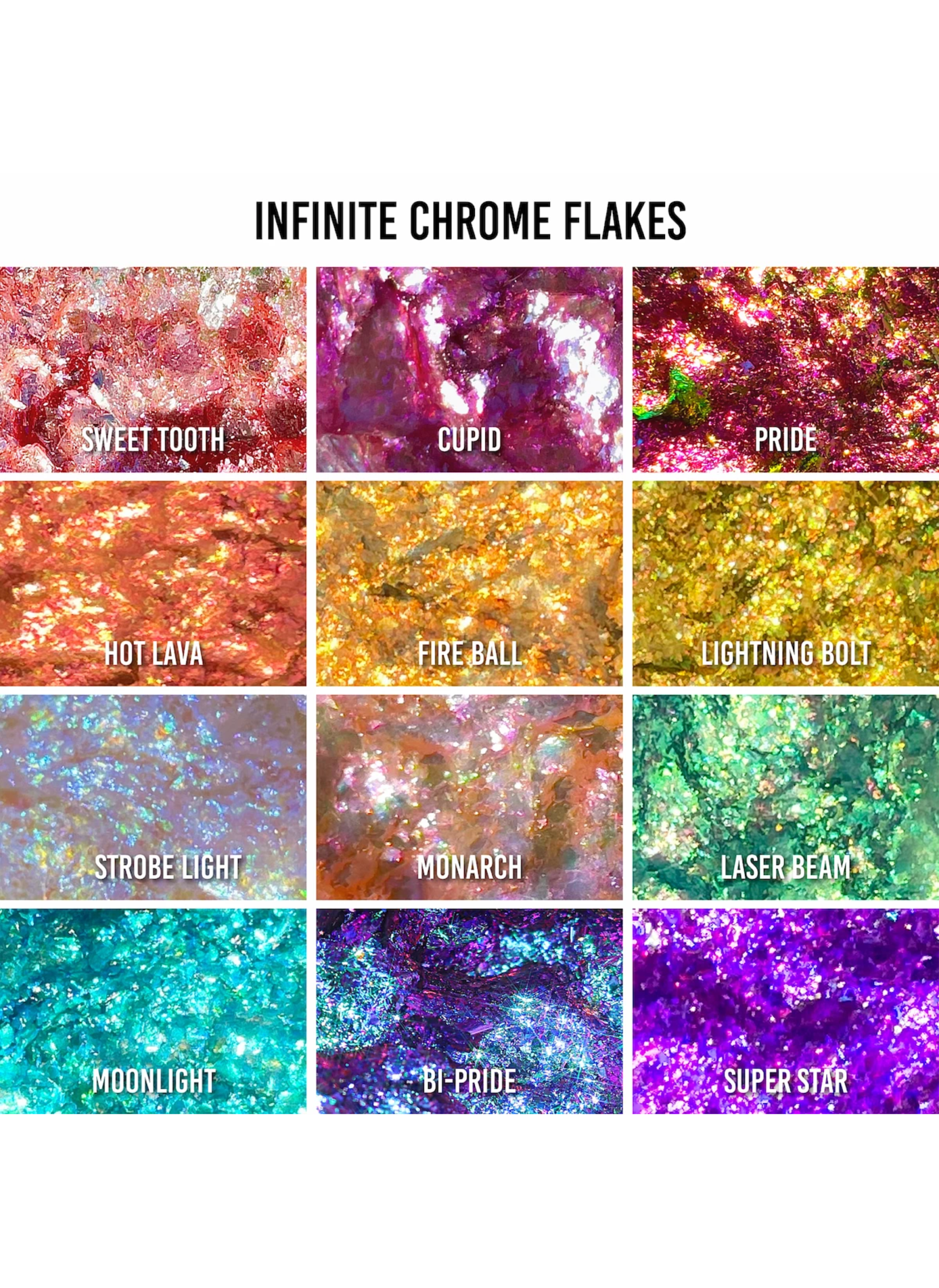 Infinite Chrome Flakes Bi-pride