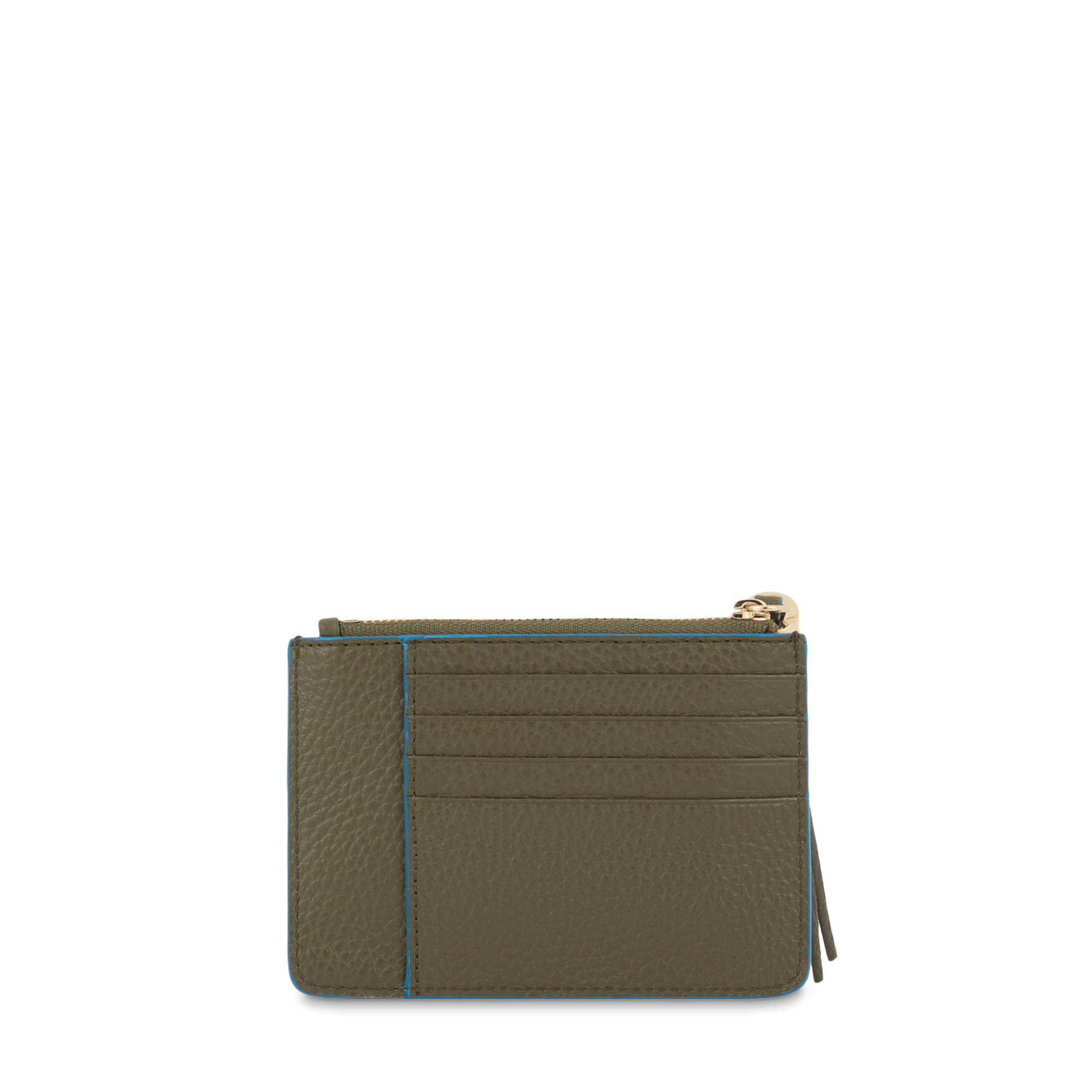 Large zippered card holder premier flirt by lancel in leather LANCEL Green