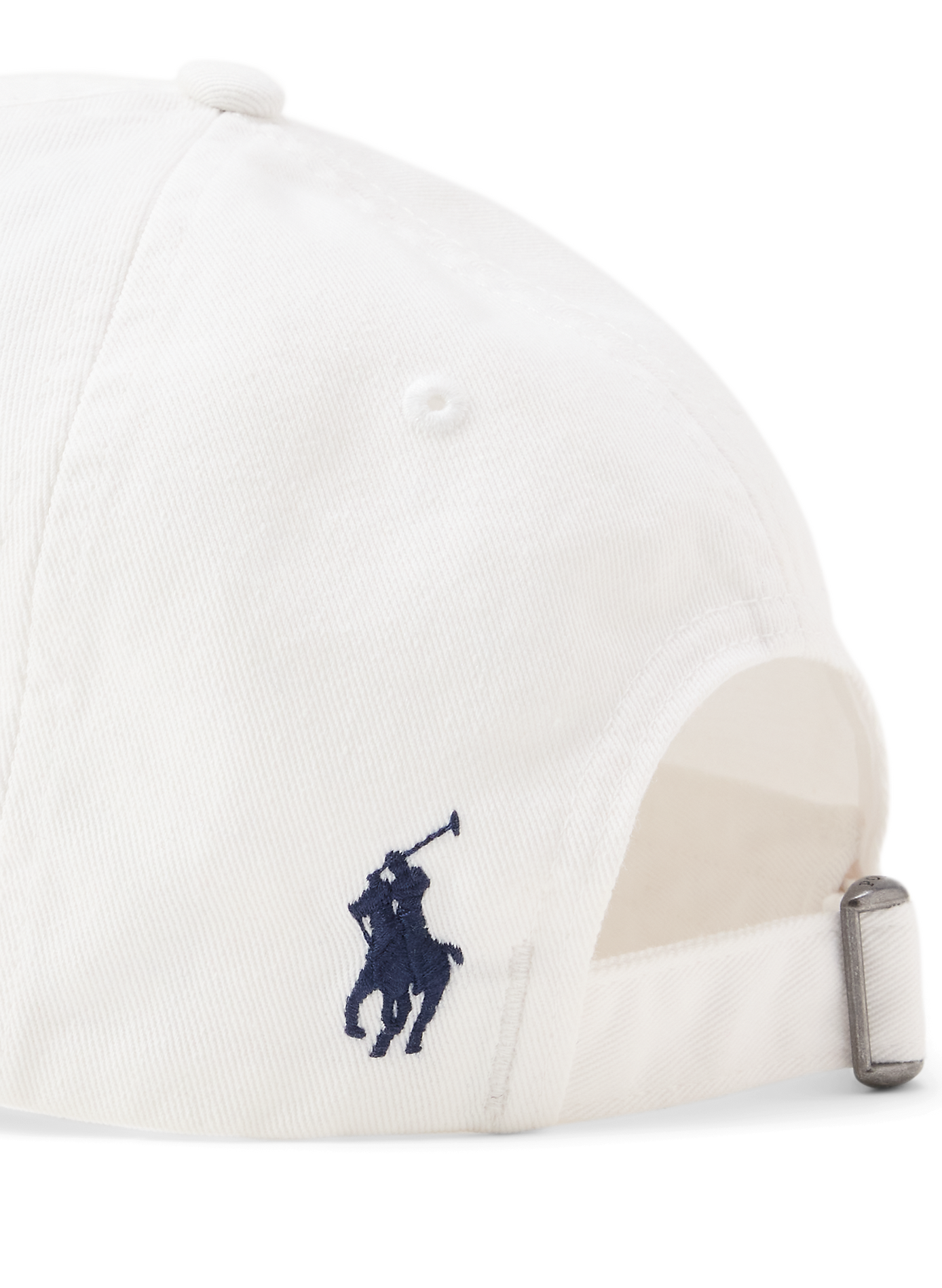 Cotton baseball cap with embroidered logo  POLO RALPH LAUREN White