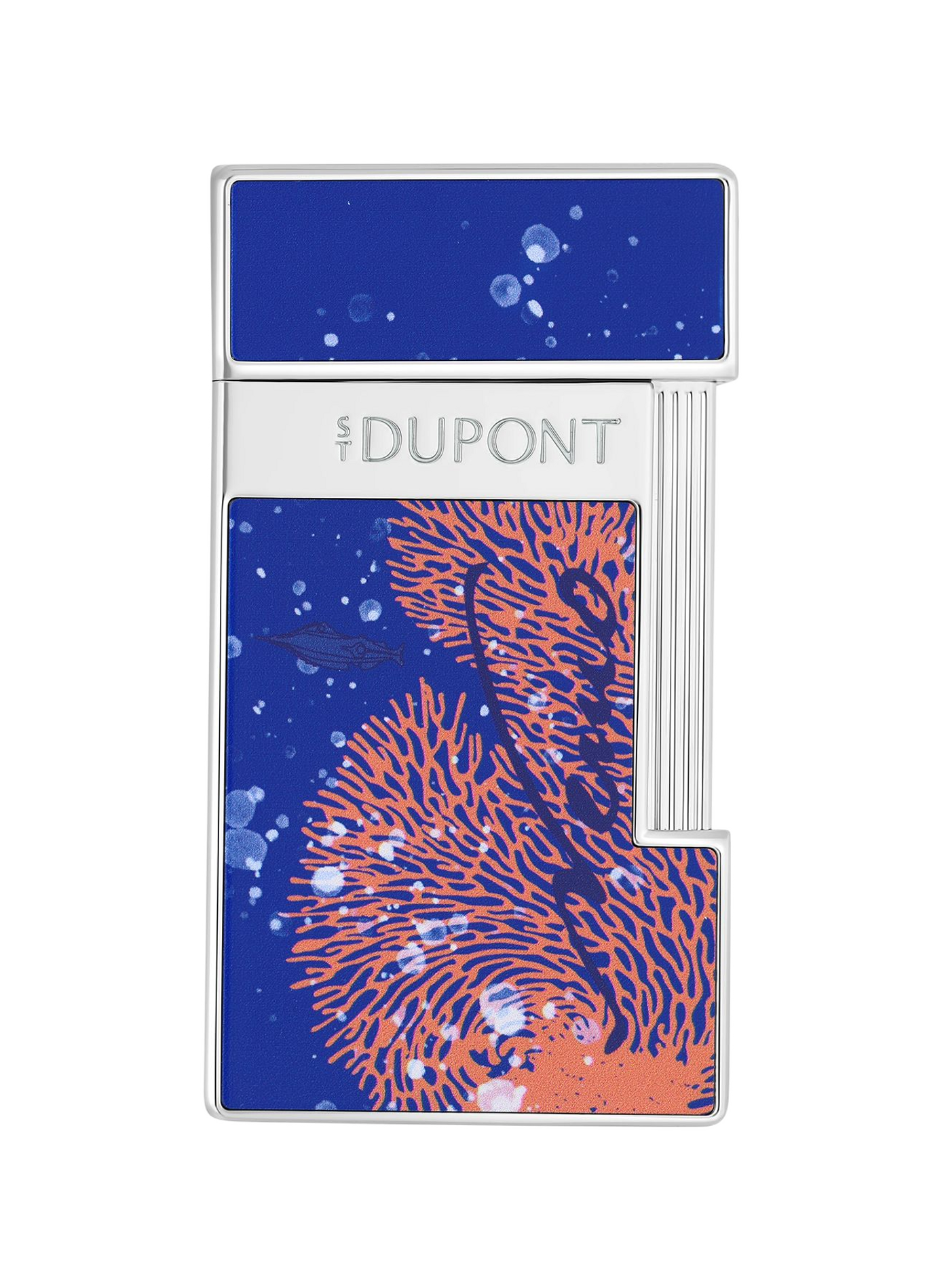 Lackierter Feuerzeug 20'000 Meilen unter dem Meer S.T. DUPONT Blau