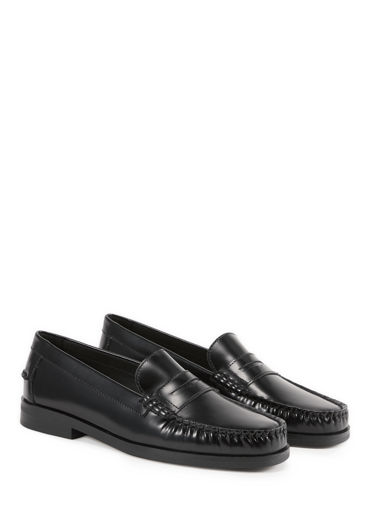 Mocassins en cuir GEOX Noir