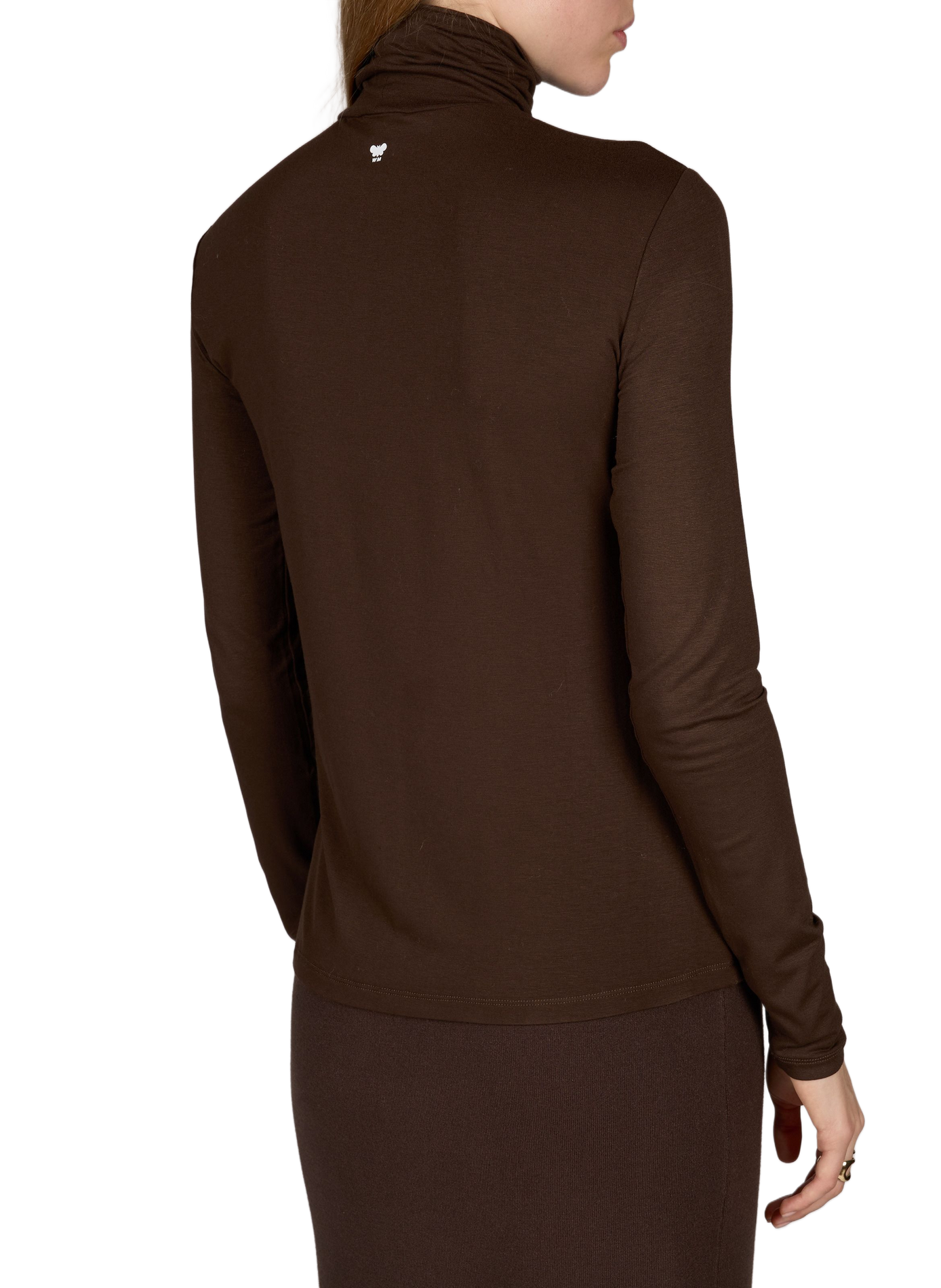 Fitted turtleneck t-shirt MAX MARA WEEK END Brown