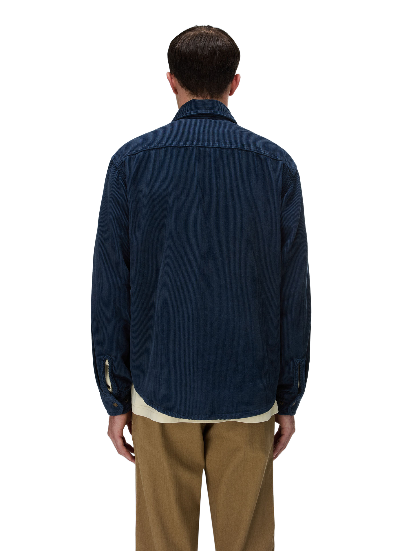 Straight corduroy shirt NAPAPIJRI Blue