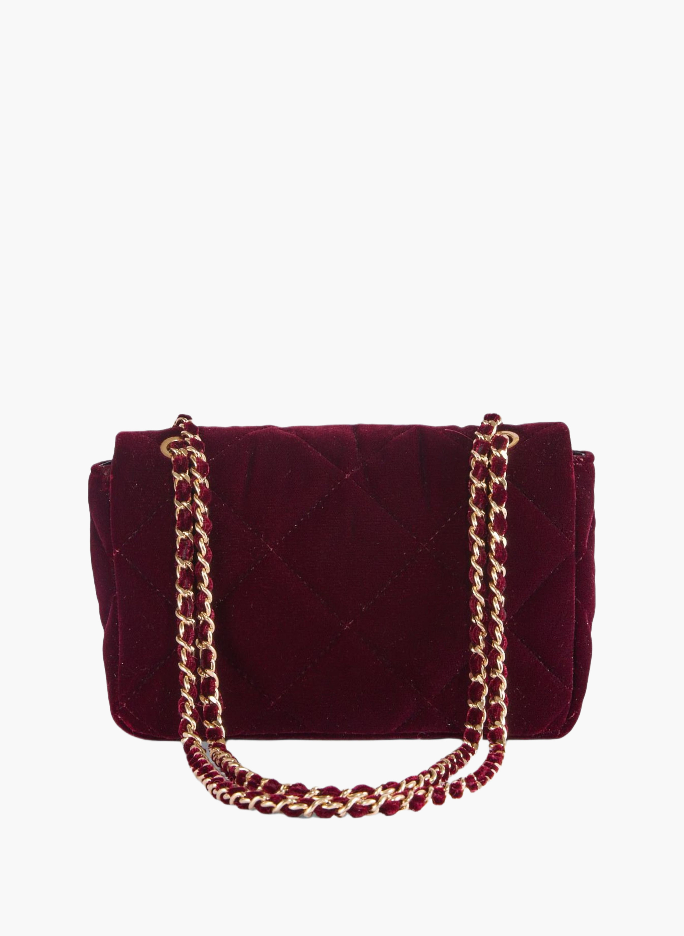 Moon moyen velours VANESSA BRUNO Rouge