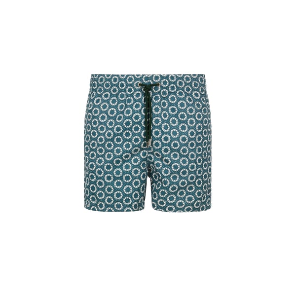 Short de bain imprimé en polyester recyclé