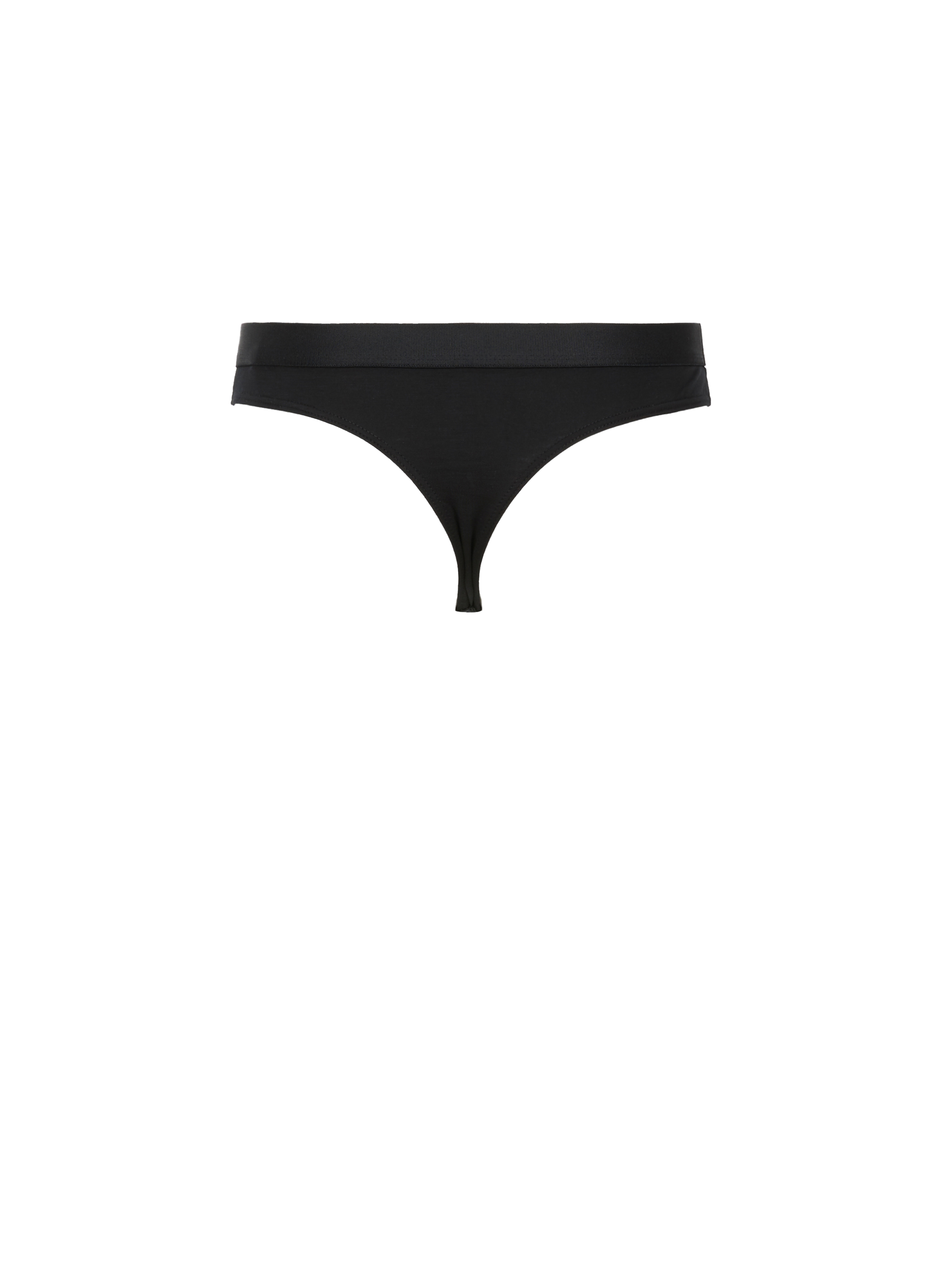 Lot de deux tangas en lyocell ORGANIC BASICS Noir