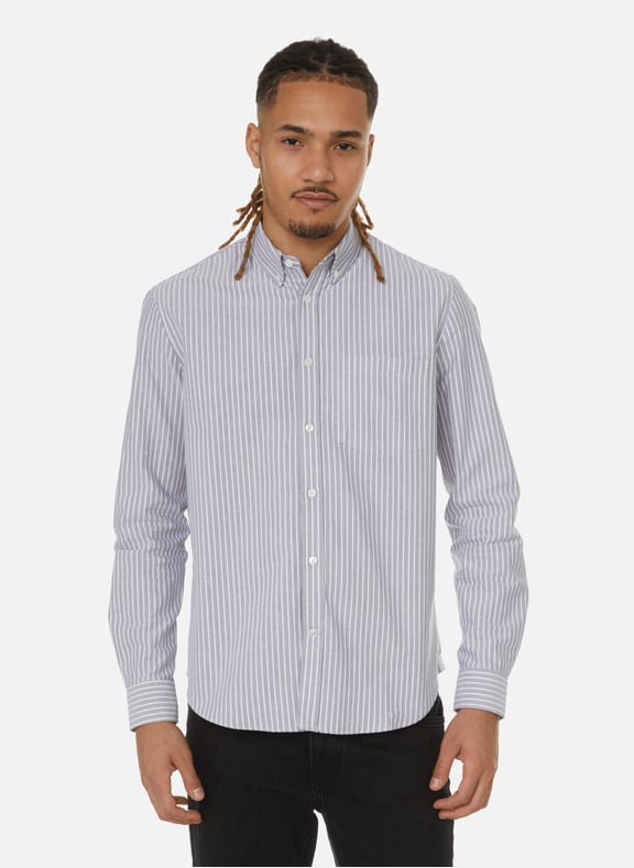 Chemise à motif rayé Gris by EDITIONS 102 EDITIONS 102 Chemise à motif rayé Gris