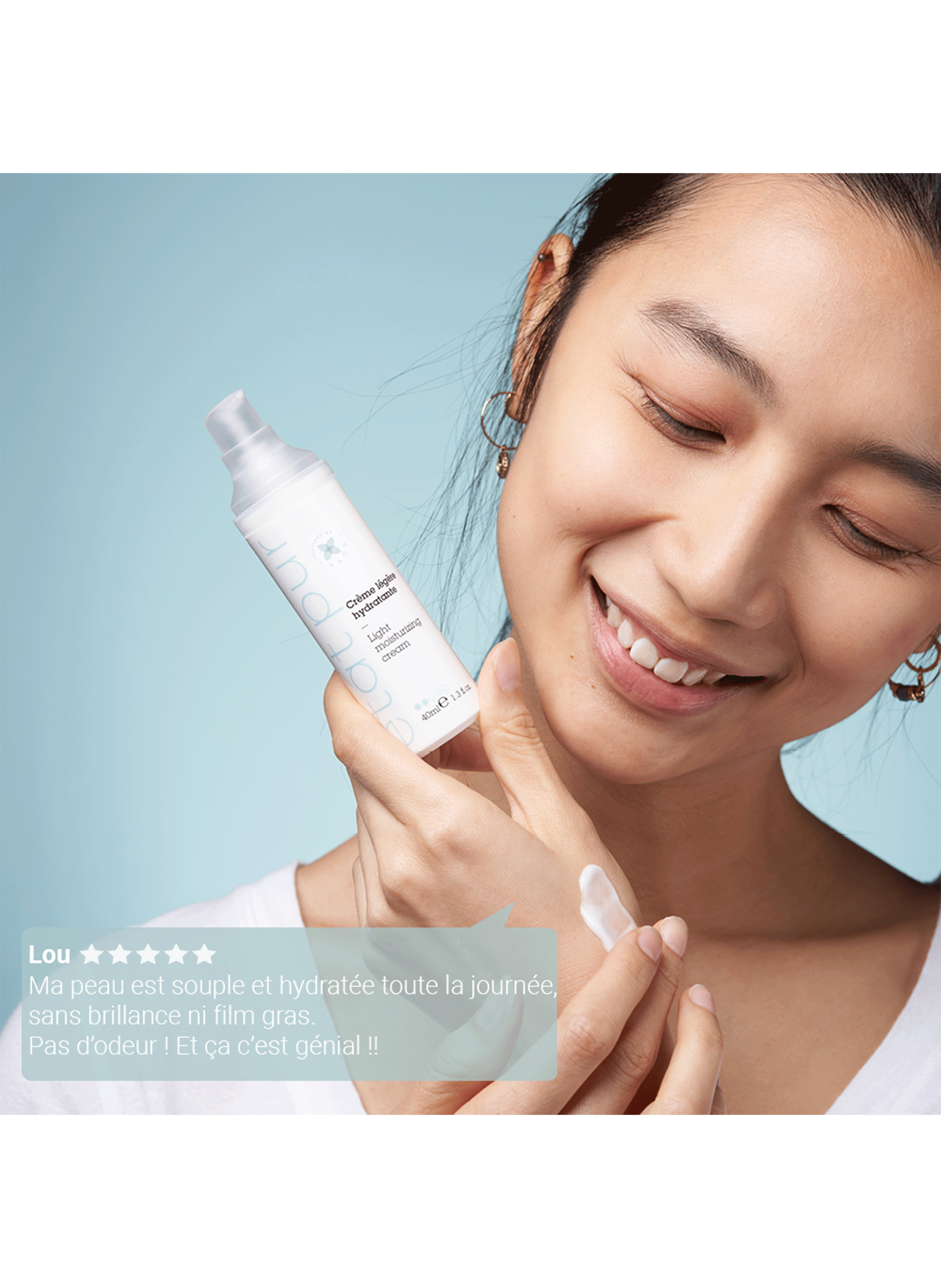 La crème légère hydratante ETAT PUR No color