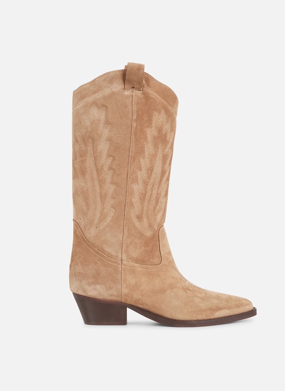 Santiags en cuir delea Beige by JONAK JONAK Santiags en cuir delea Beige