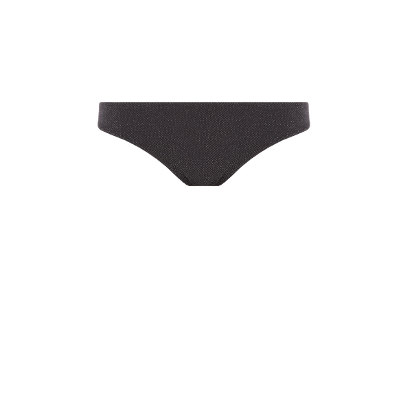 Shop Saison 1865 Sparkly Bikini Bottoms In Black