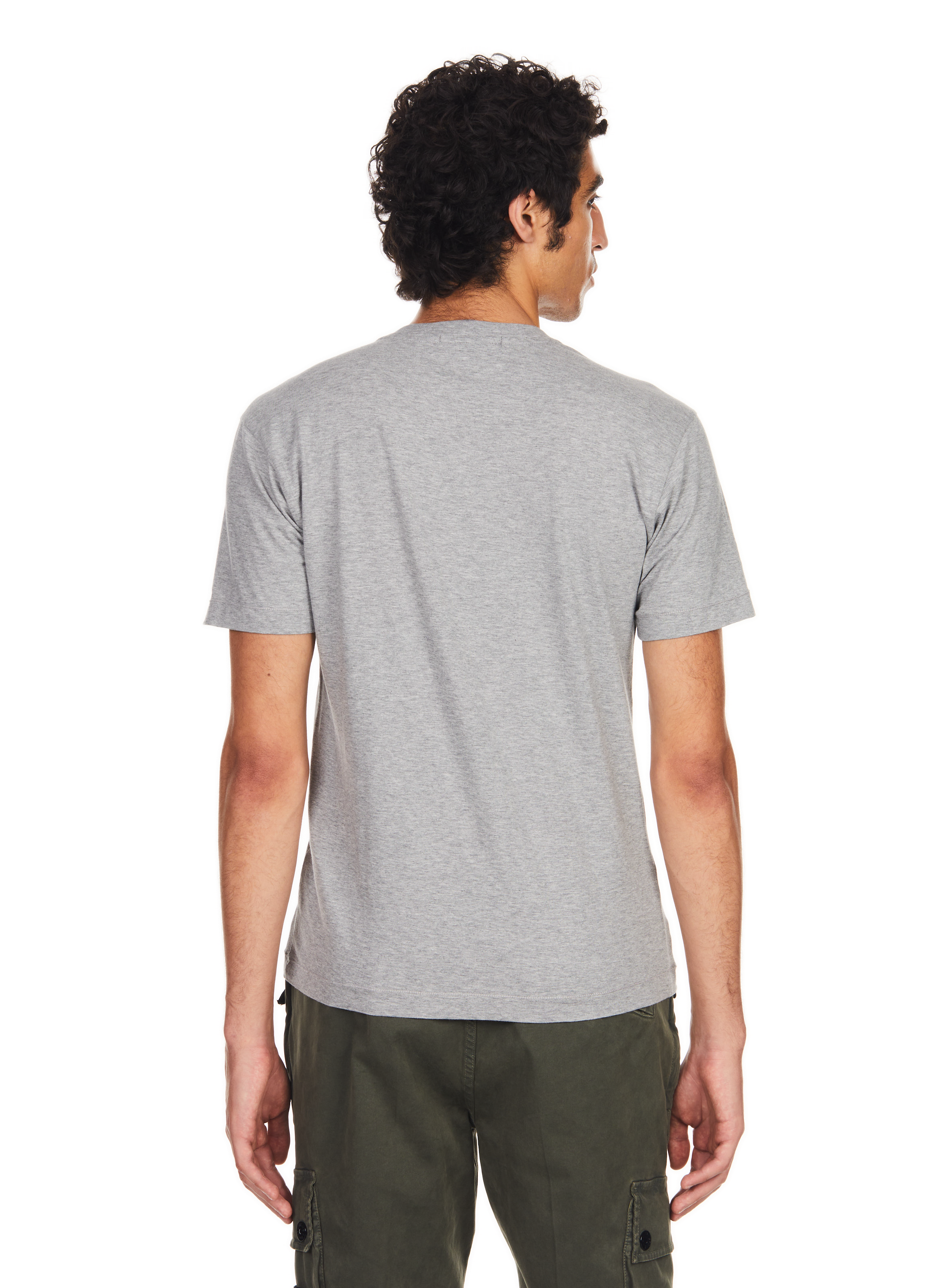 T-shirt à logo en coton  Gris