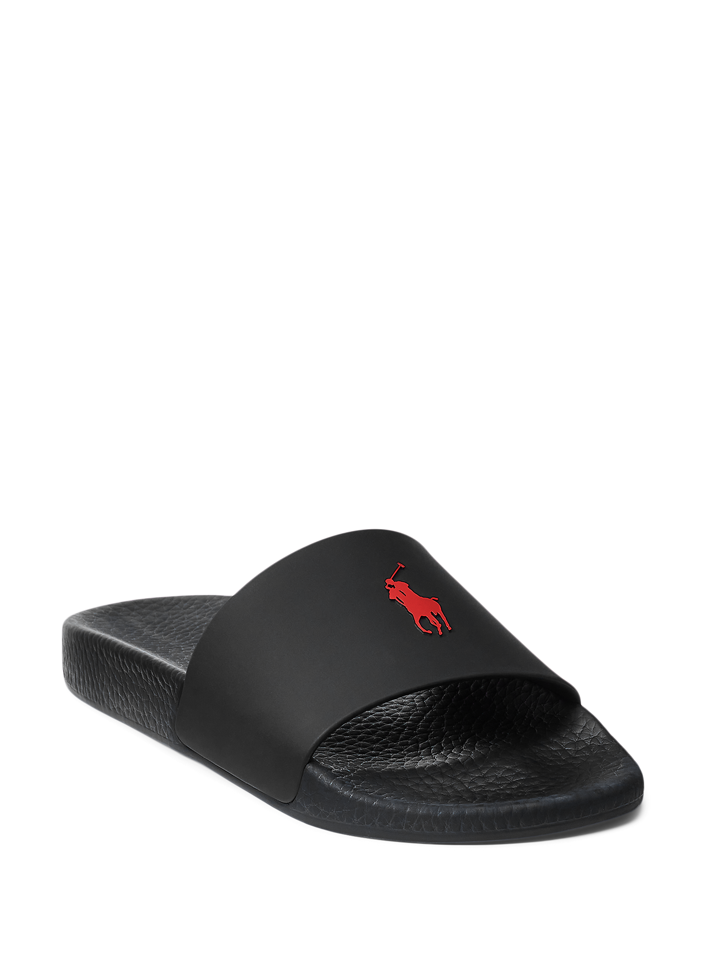 Claquettes logo POLO RALPH LAUREN Noir