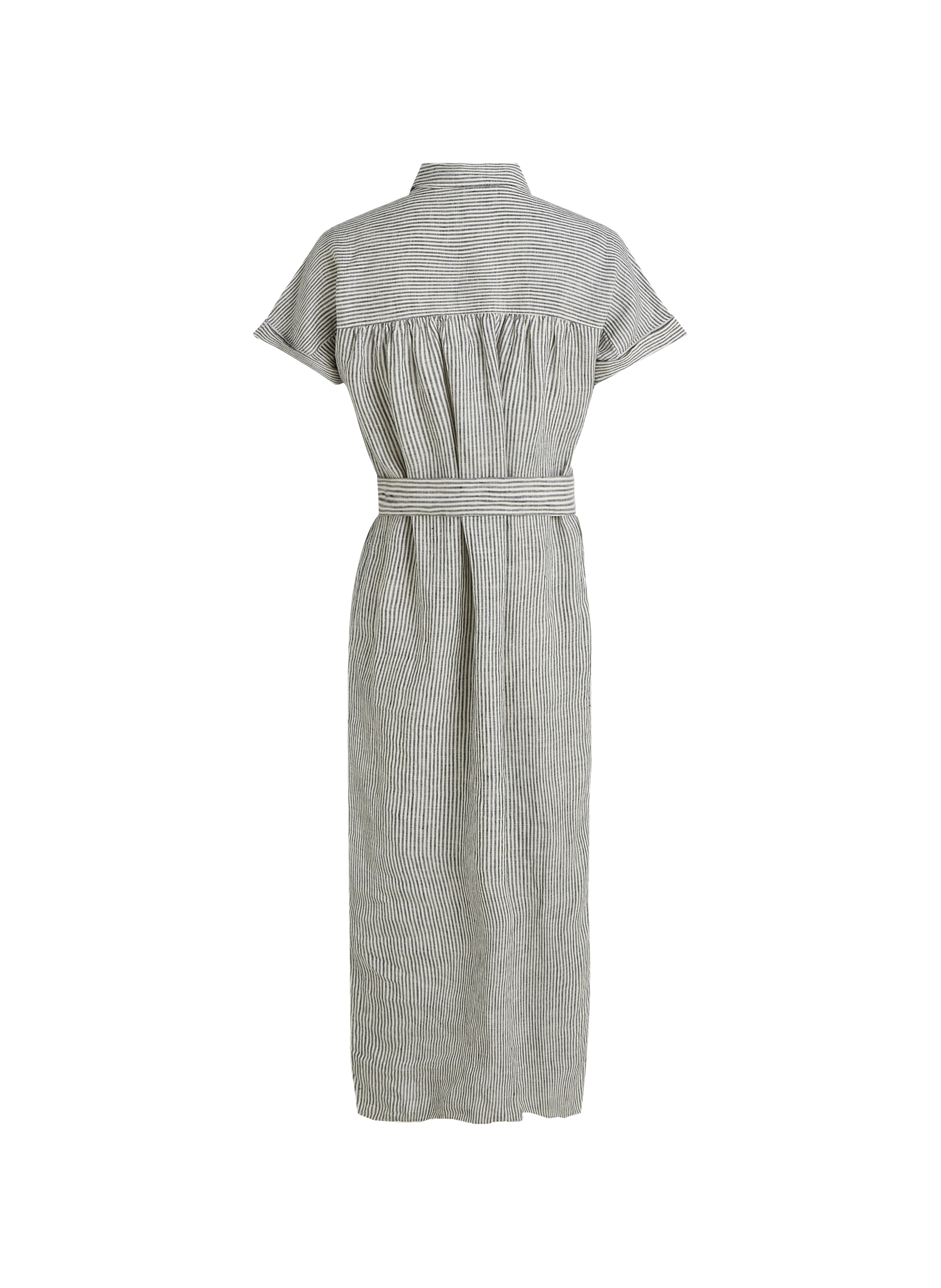 Robe chemise en lin TOMMY HILFIGER Multicolore