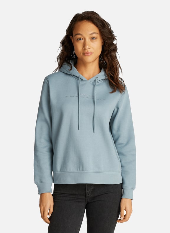Hoodie en coton mélangé Gris by CALVIN KLEIN CALVIN KLEIN Hoodie en coton mélangé Gris