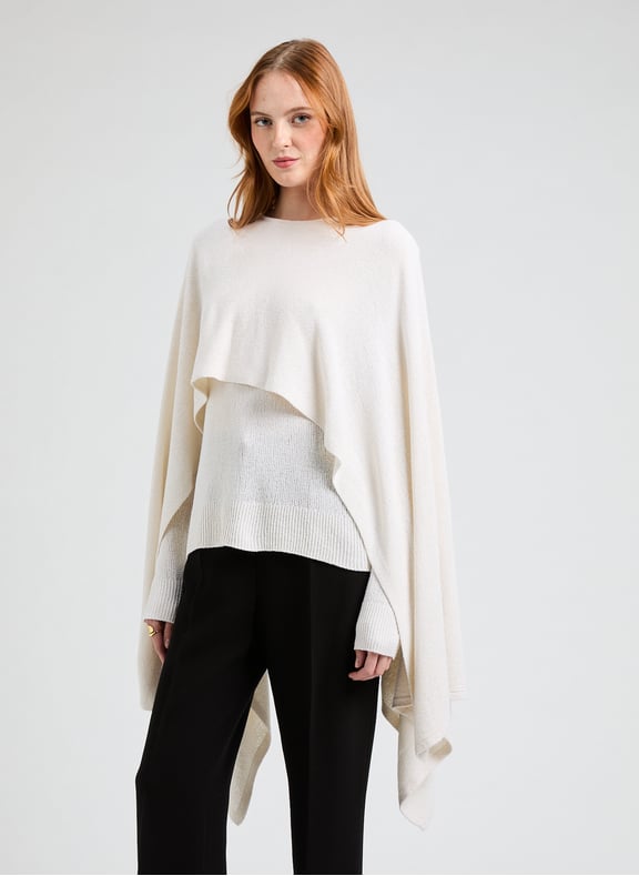 Knit cape sweater Beige by TOTEME TOTEME Knit cape sweater Beige