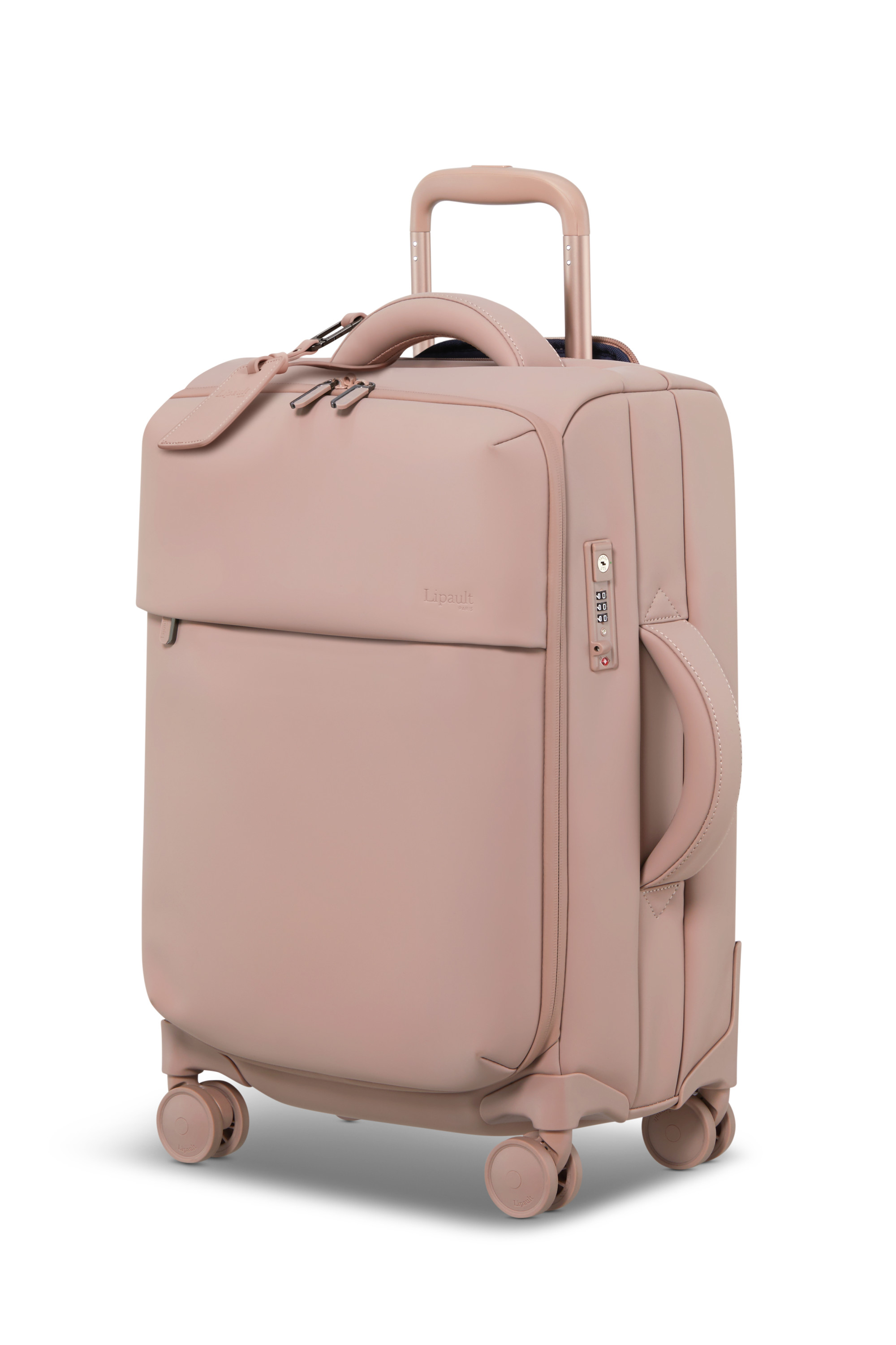 Lost in berlin valise 4 roues taille s LIPAULT PARIS Rose