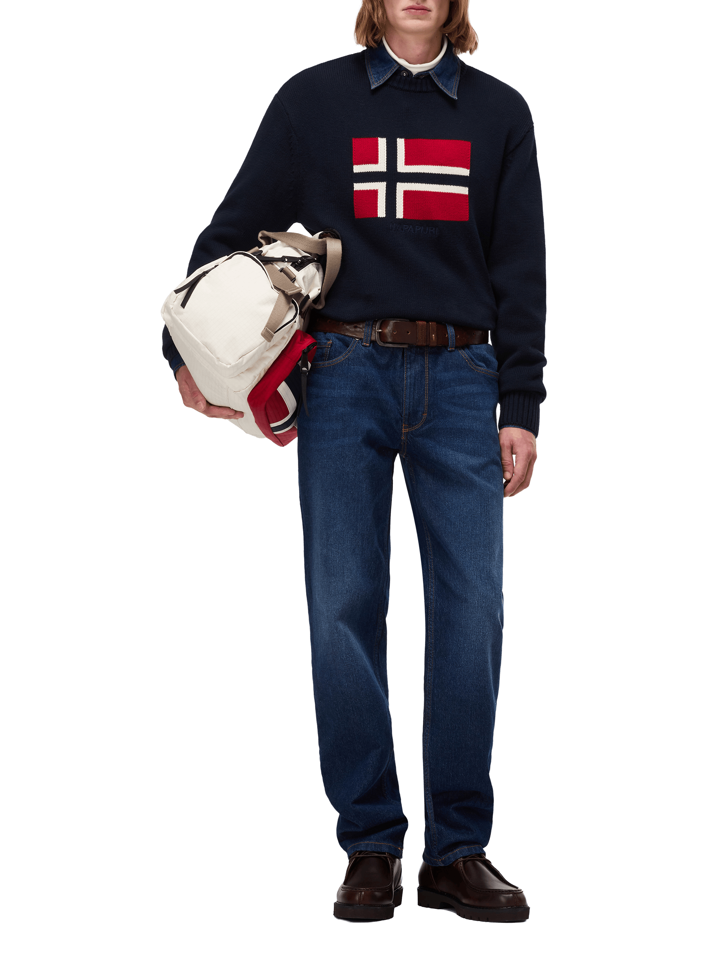 Cotton jumper NAPAPIJRI Blue