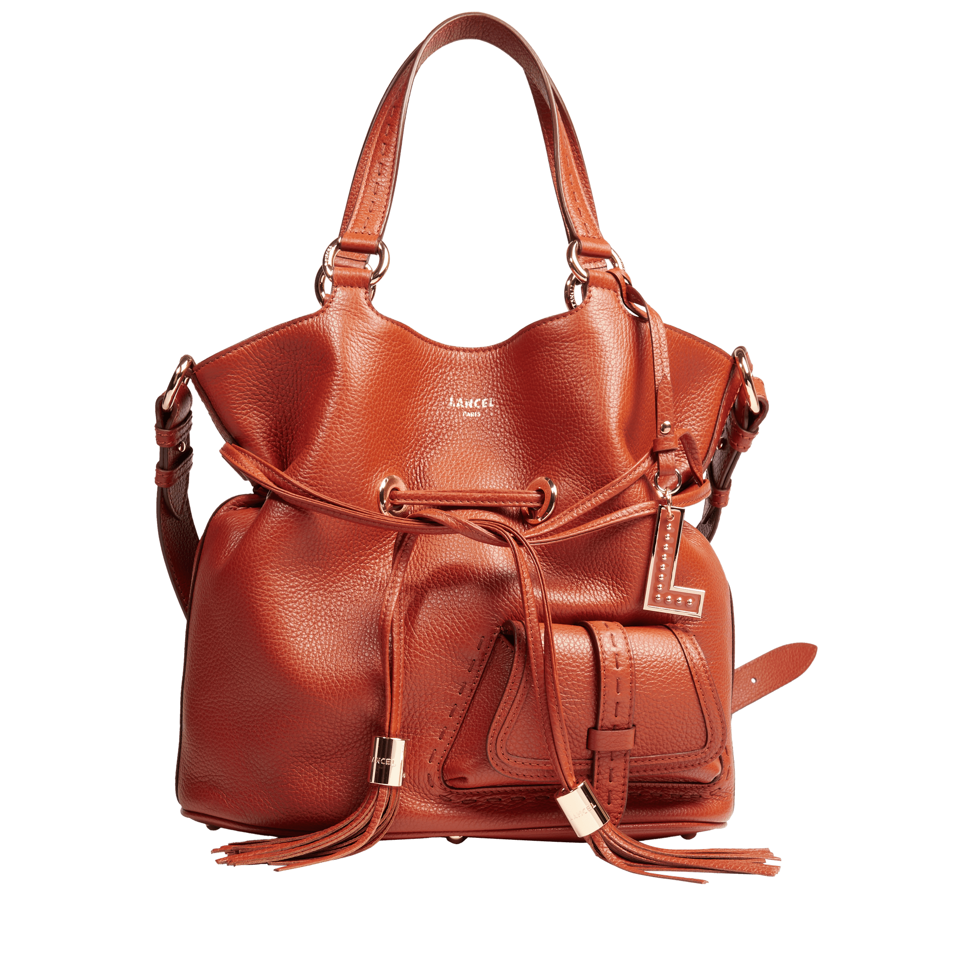 LANCEL Sac seau m premier flirt de lancel Rouge