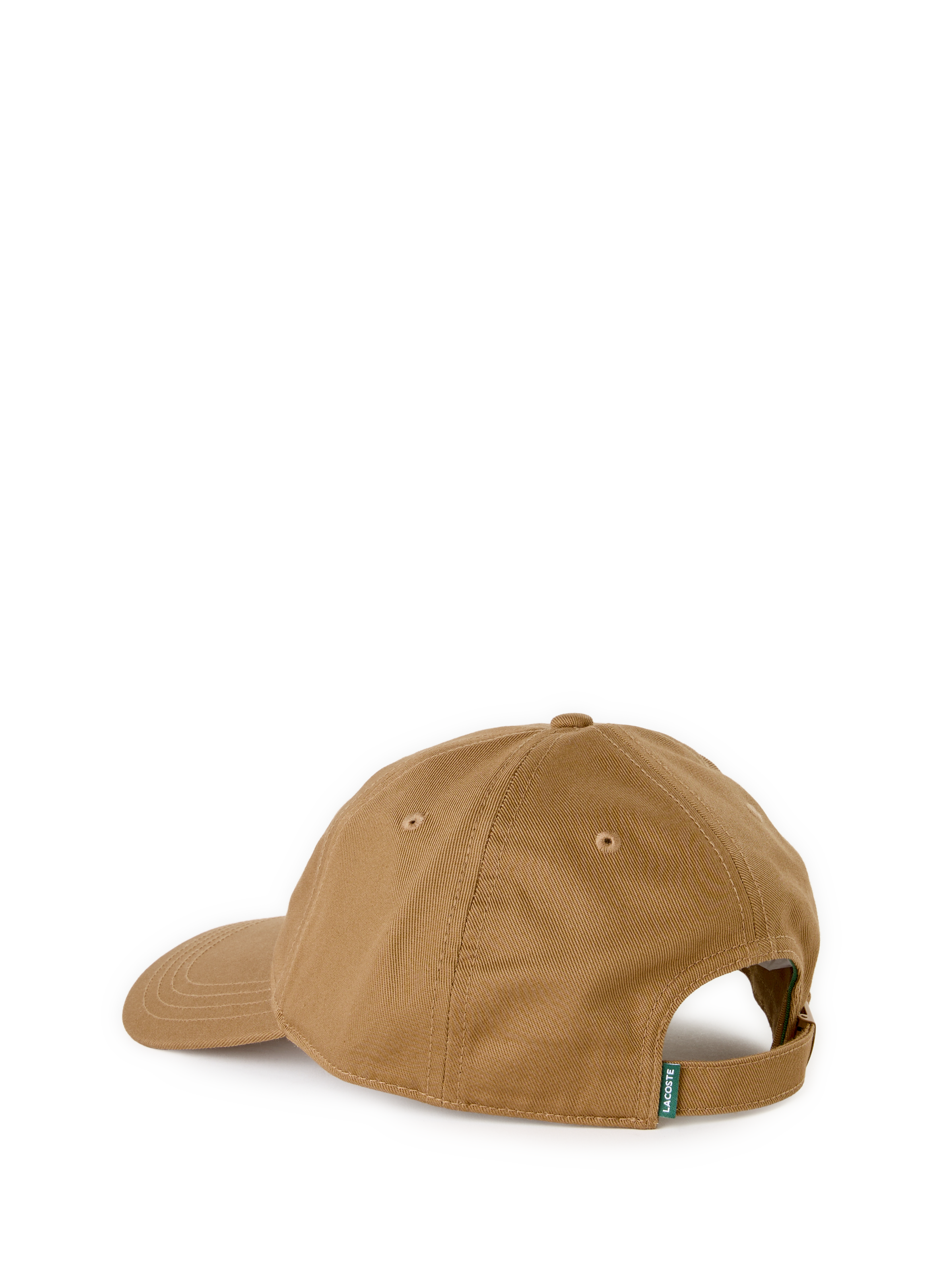 Cotton cap LACOSTE Brown