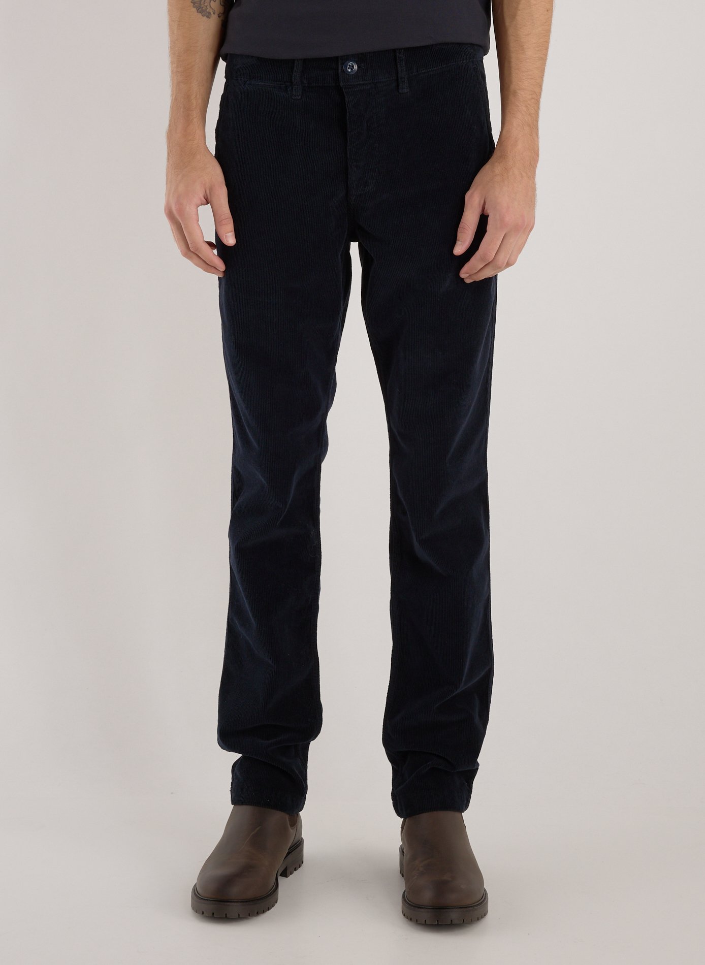 EDEN PARK Corduroy cotton chino pants Blue