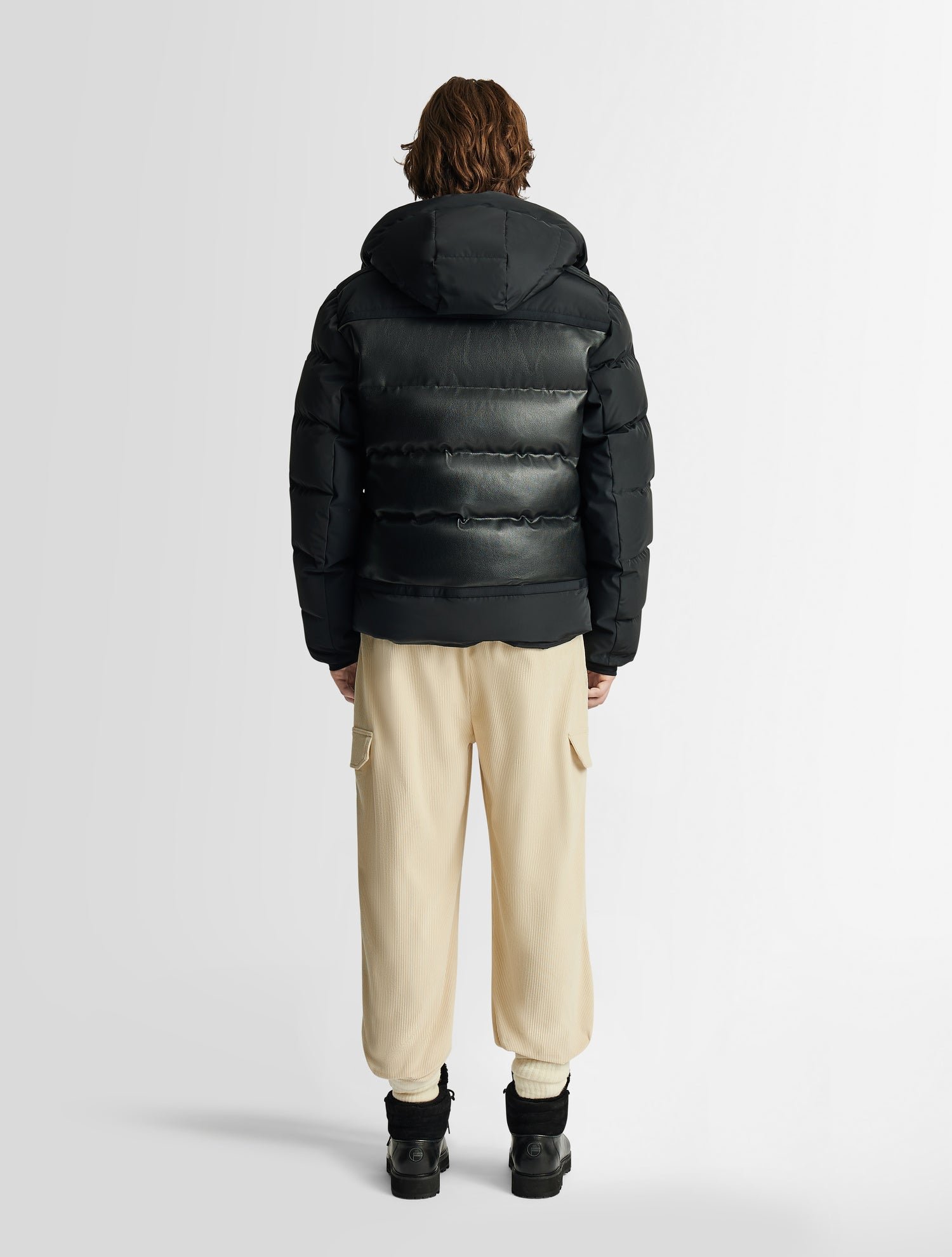 Doudoune bokaff col capuche coupe regular FUSALP Noir