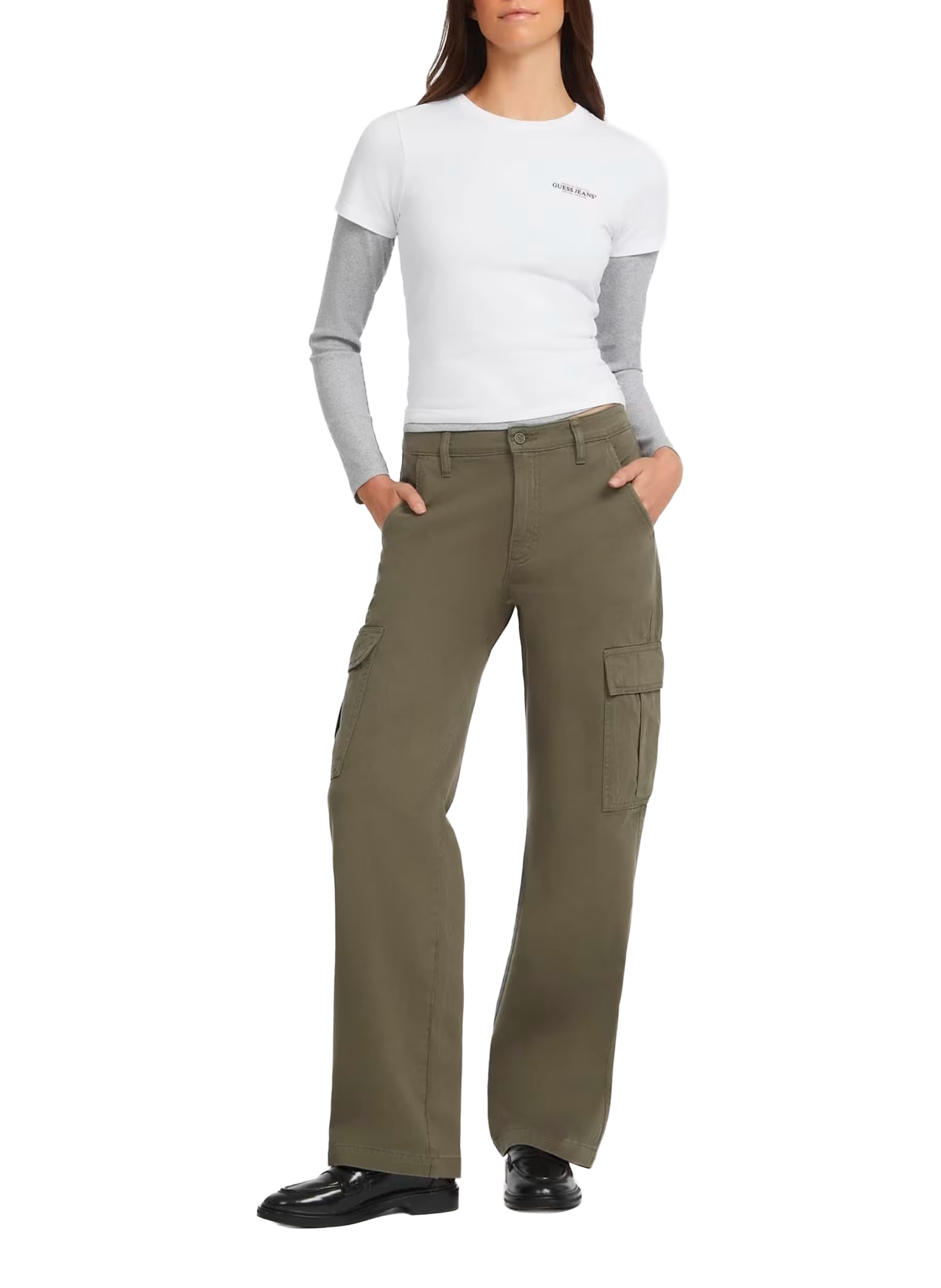 T-shirt en coton  GUESS Blanc