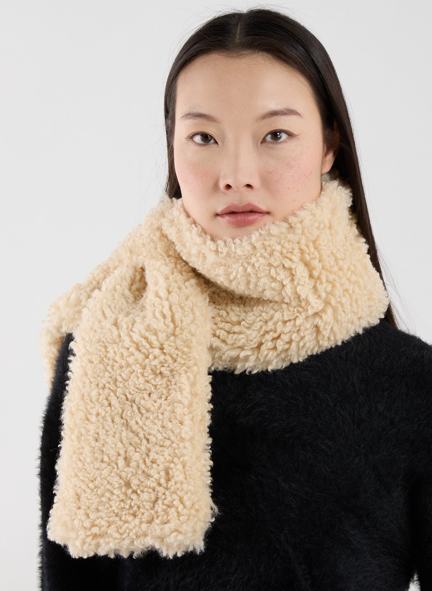 Echarpe texturé APPARIS Blanc