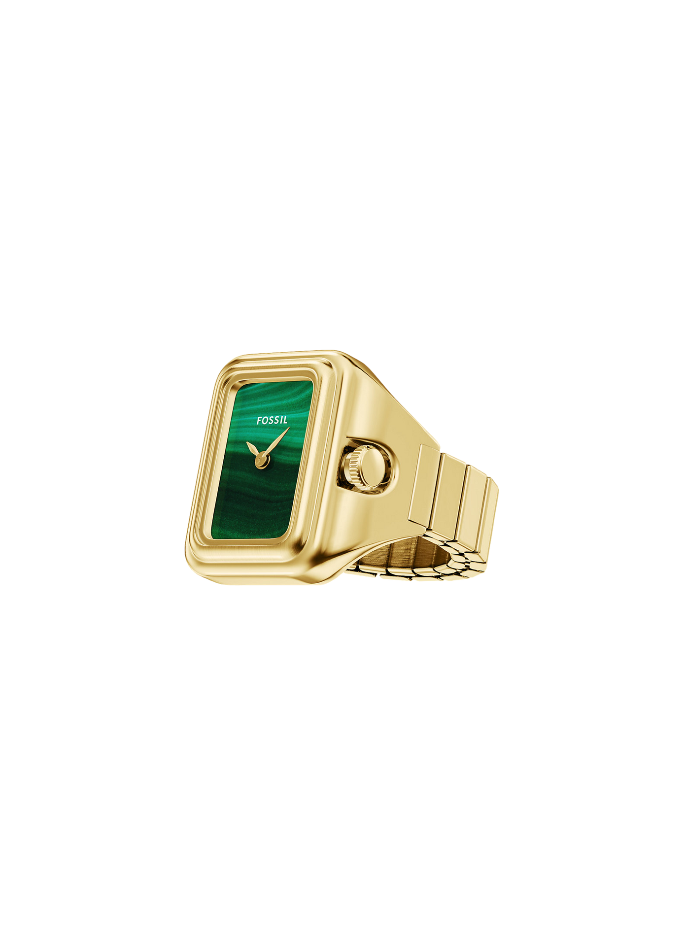 Montre bague en acier inoxydable FOSSIL Vert