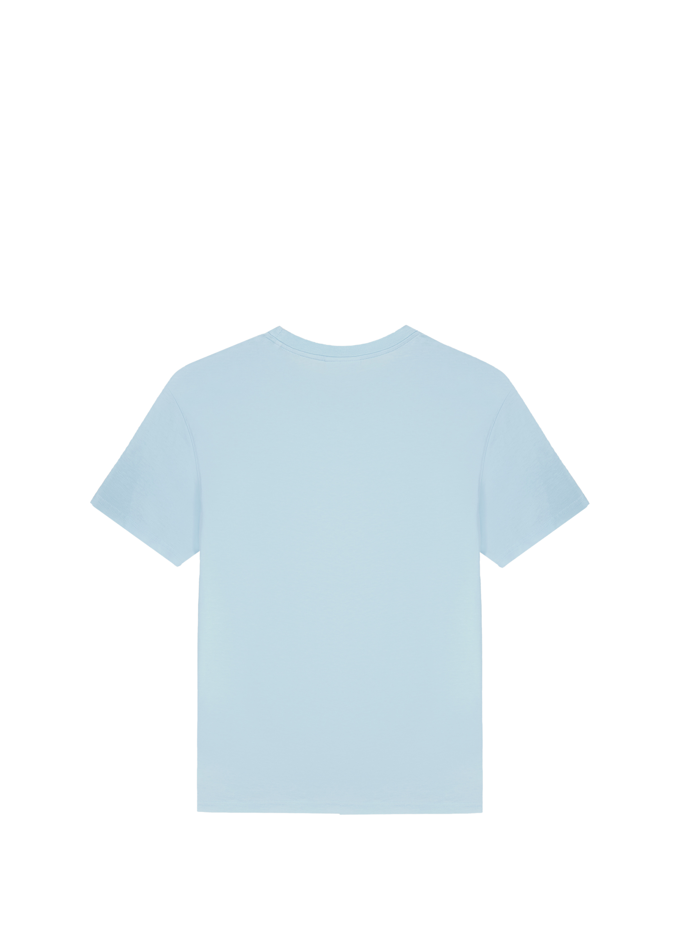T-shirt Popincourt embroidered in organic cotton MAISON LABICHE Blue