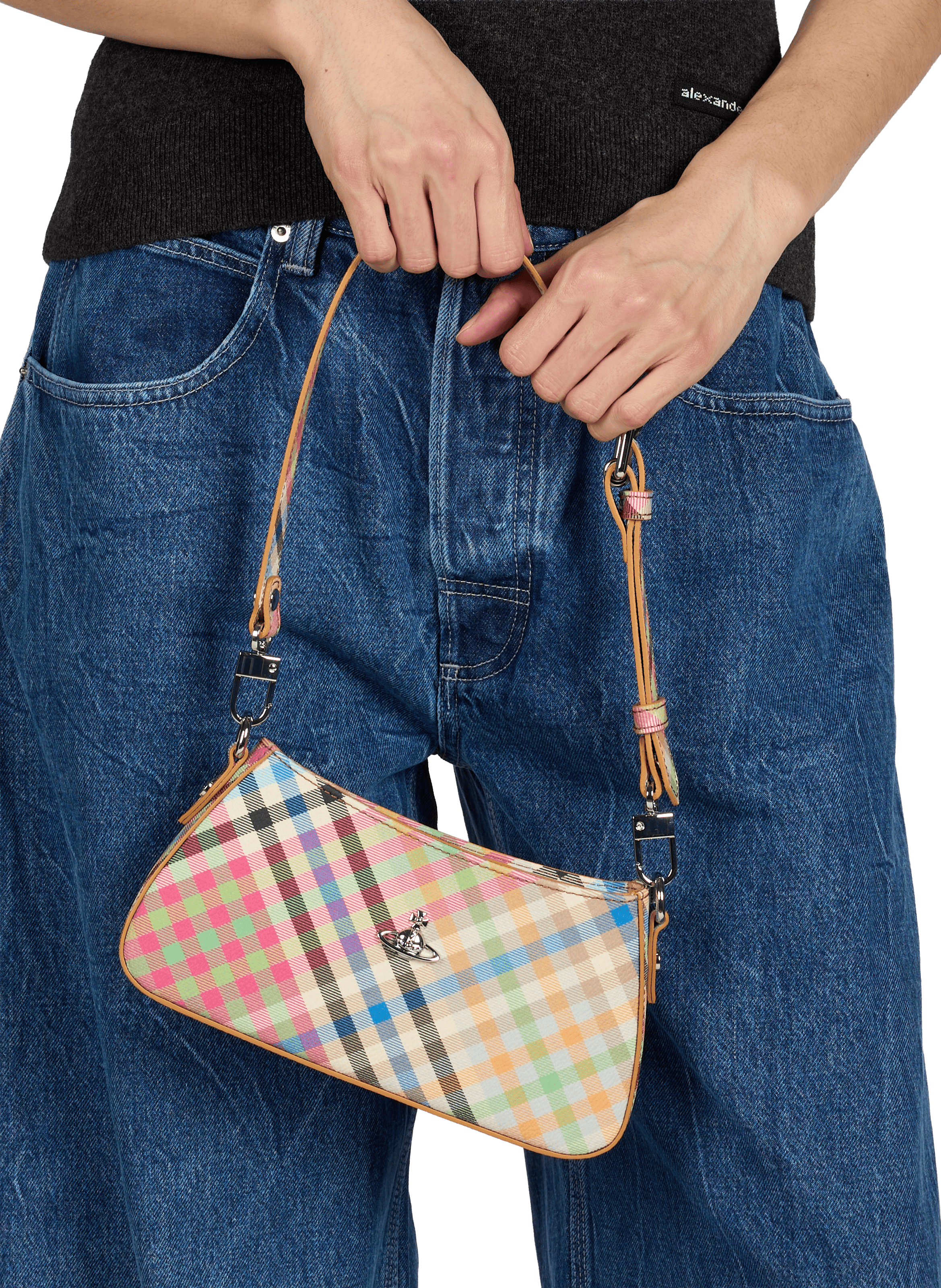 Checked shoulder bag Tasha VIVIENNE WESTWOOD Multicolour
