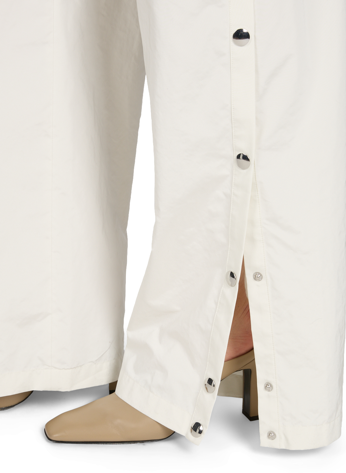 Buttoned sweatpants TIBI White