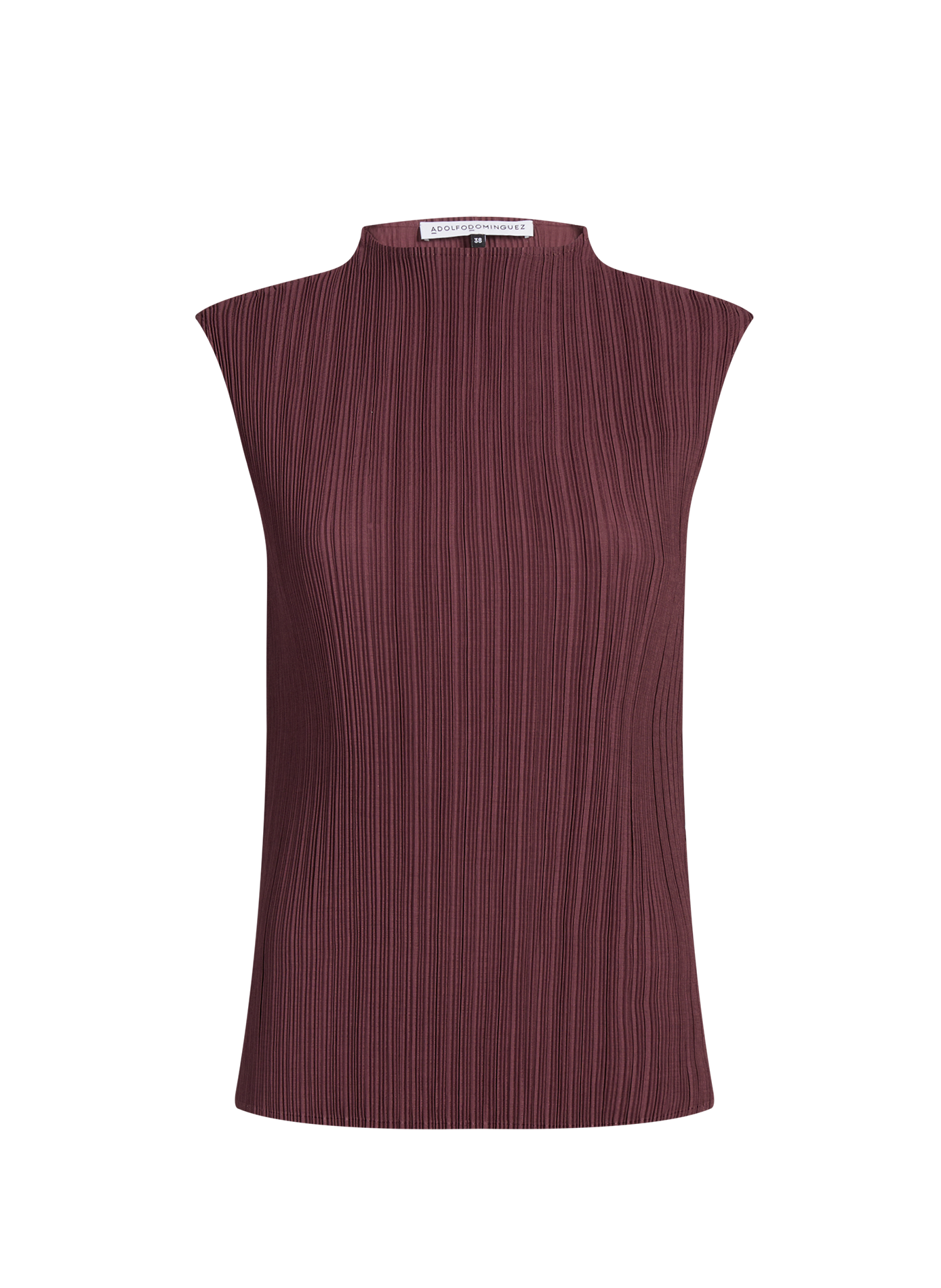 Pleated top ADOLFO DOMINGUEZ Red