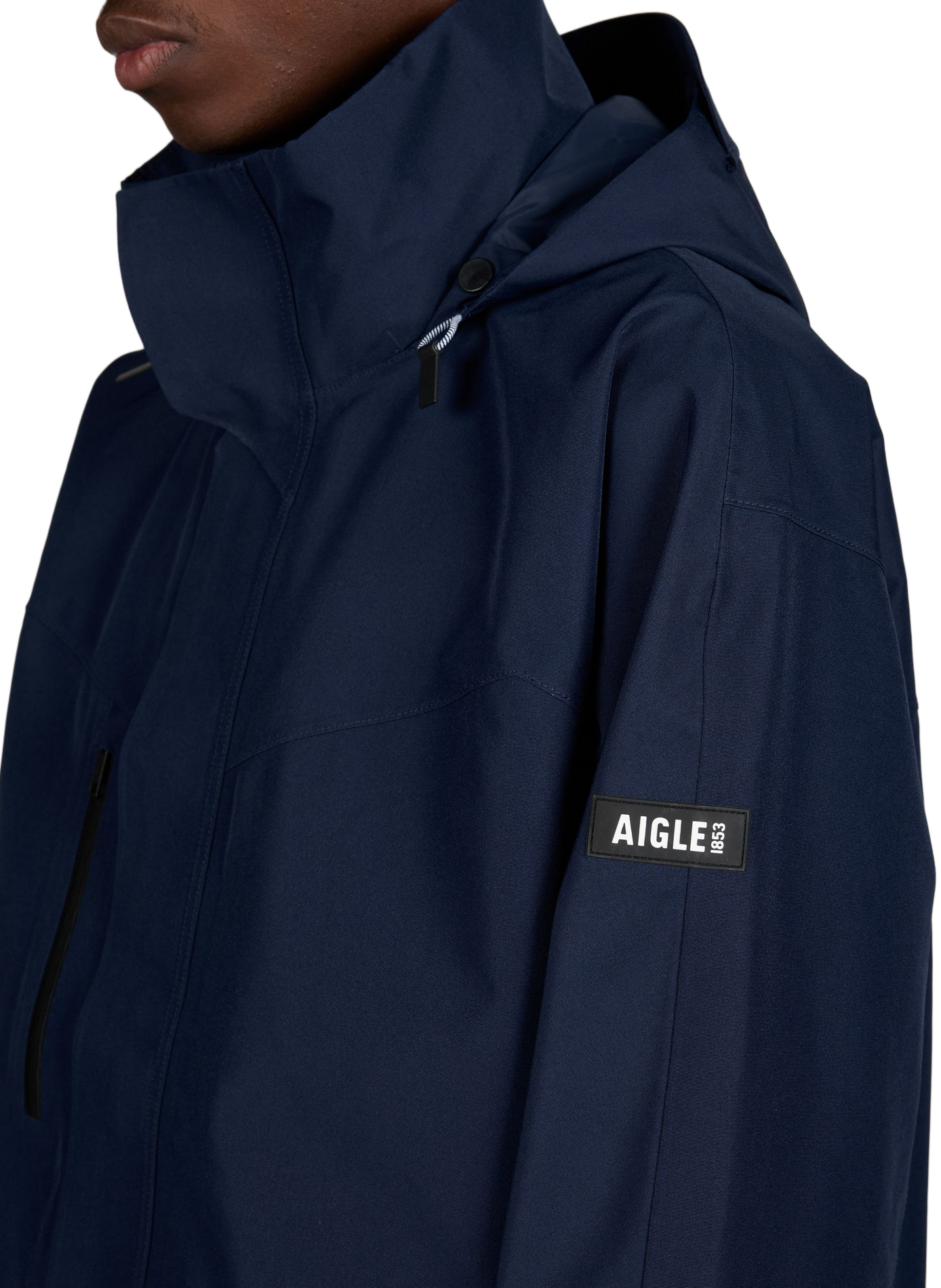 Waxed jacket  AIGLE Blue