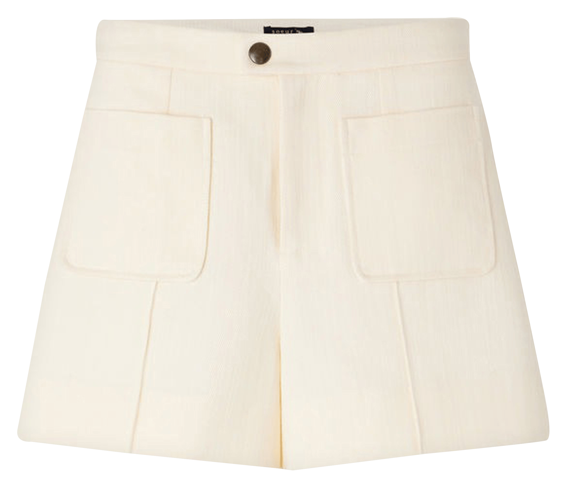 Short en coton hover SOEUR Beige