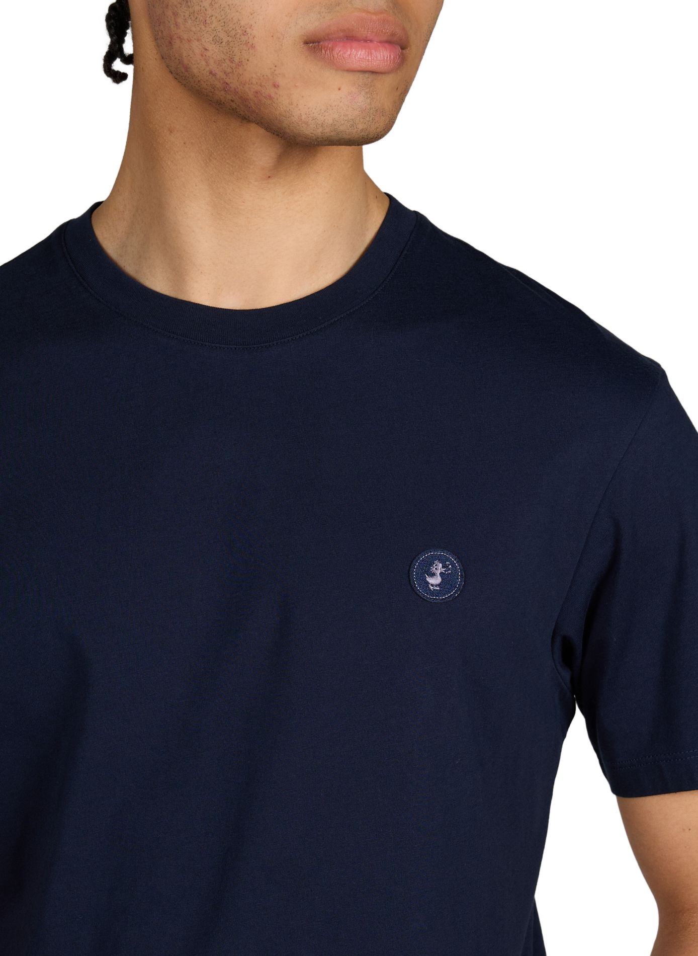 Tee-shirt droit en coton SAVE THE DUCK Bleu