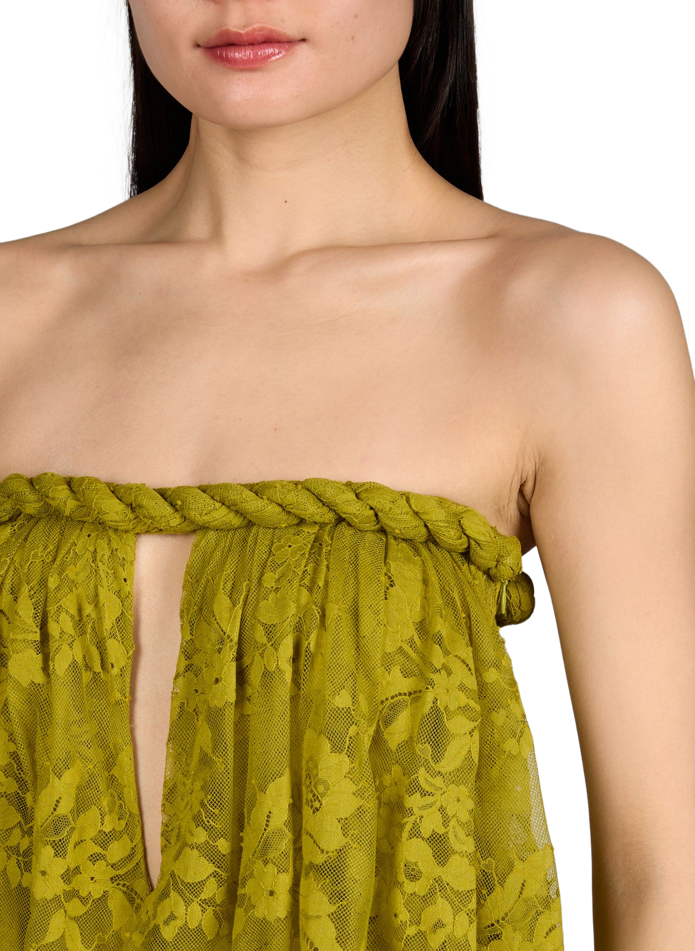 Robe bandeau en dentelle Luna ZIMMERMANN Vert