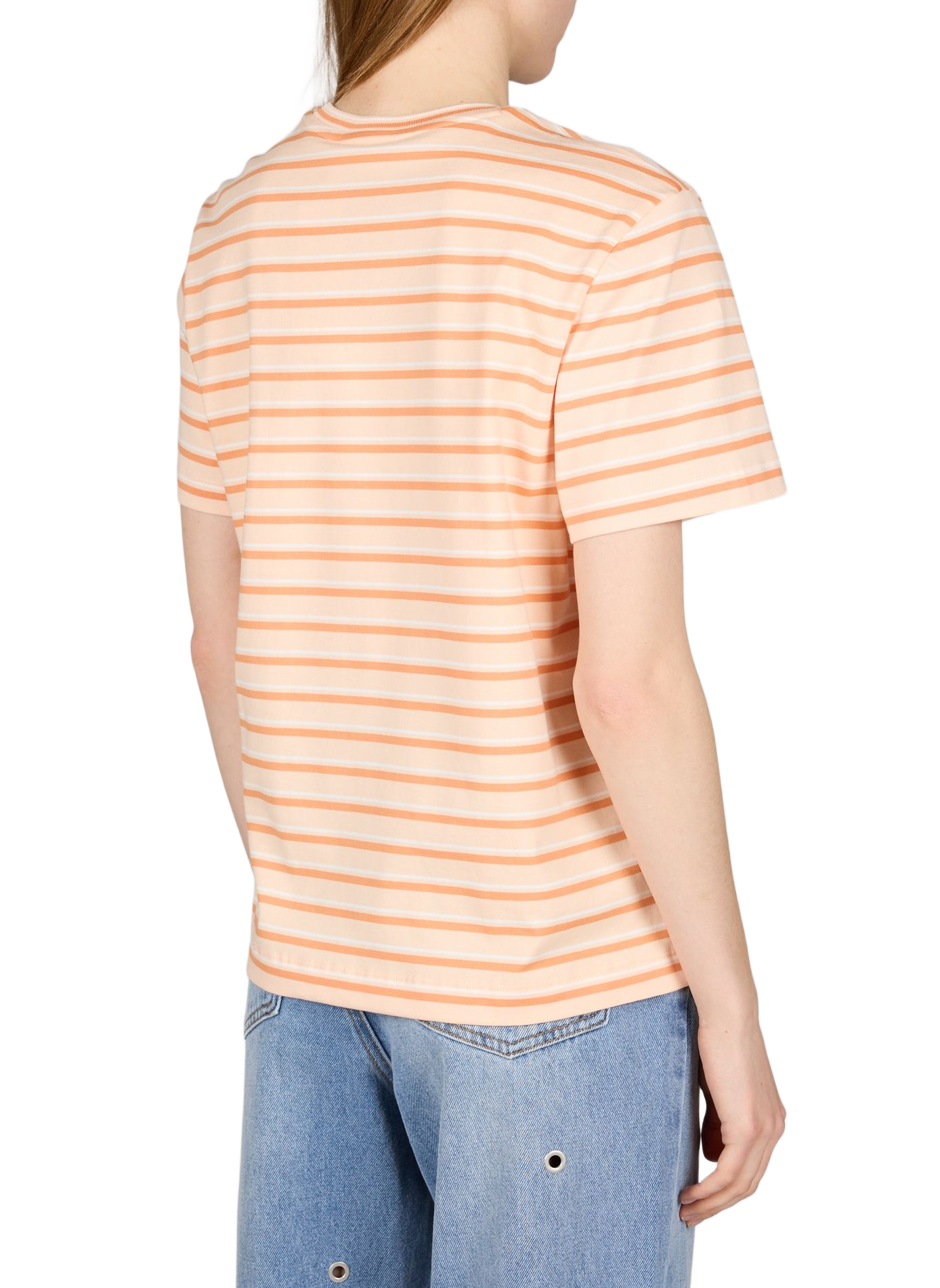 Gestreept katoenen T-shirt LACOSTE Veelkleurig