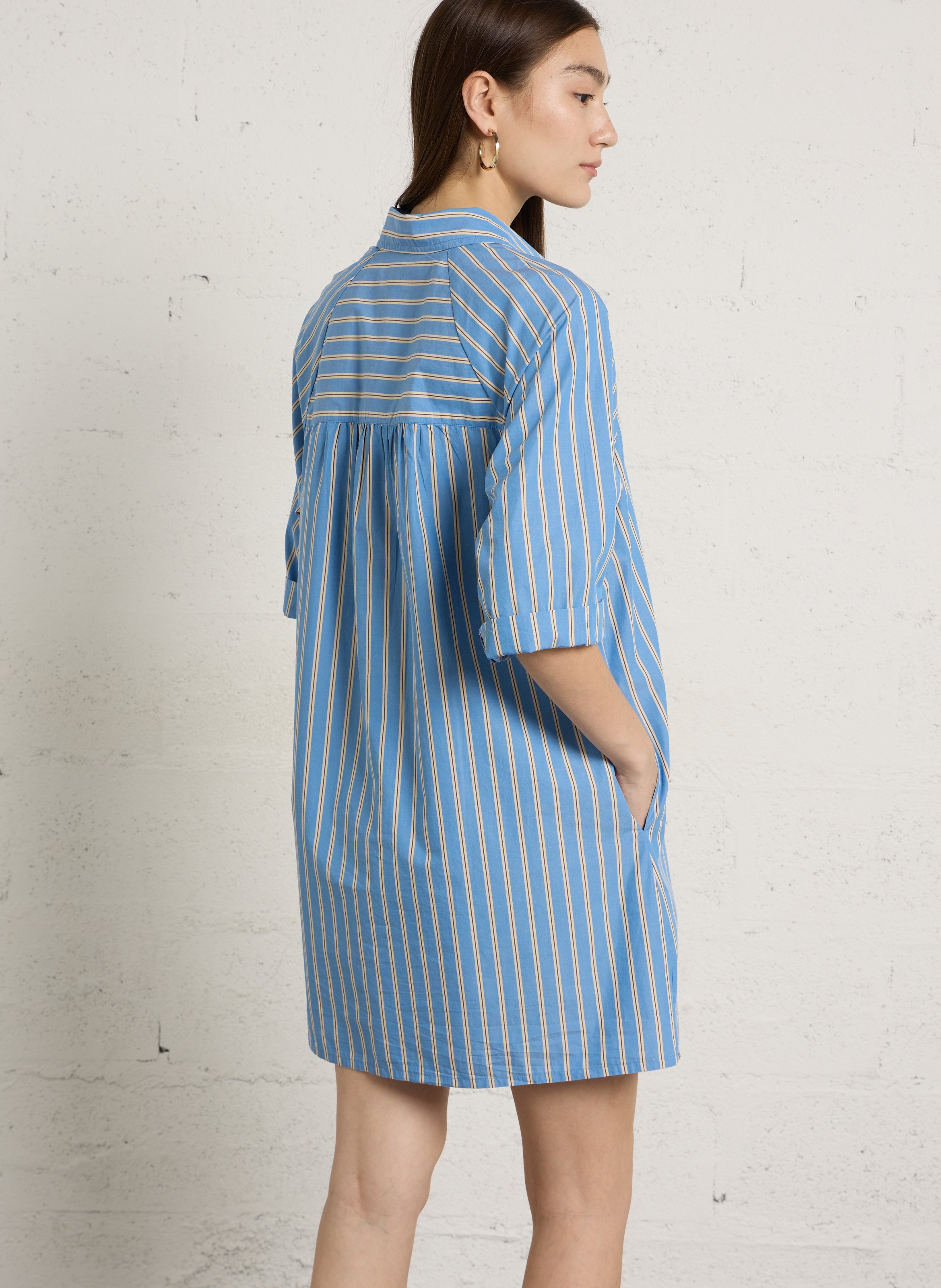 Robe courtes à rayures besta MAISON 123 Bleu