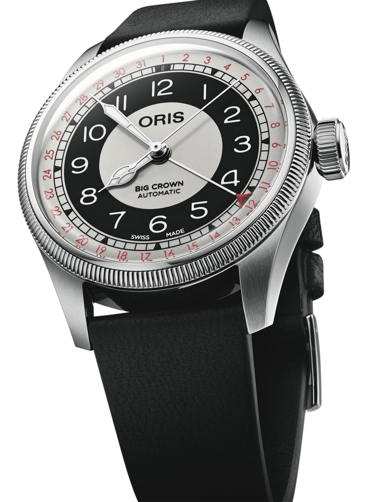 Montre automatique Big Crown Bullseye en cuir ORIS Beige