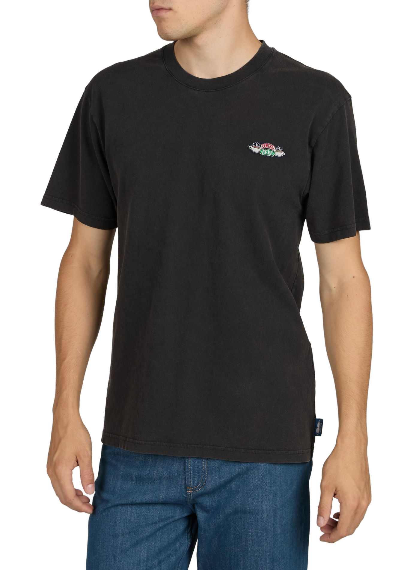 Friends x Maison Labiche - Embroidered cotton T-shirt MAISON LABICHE Black