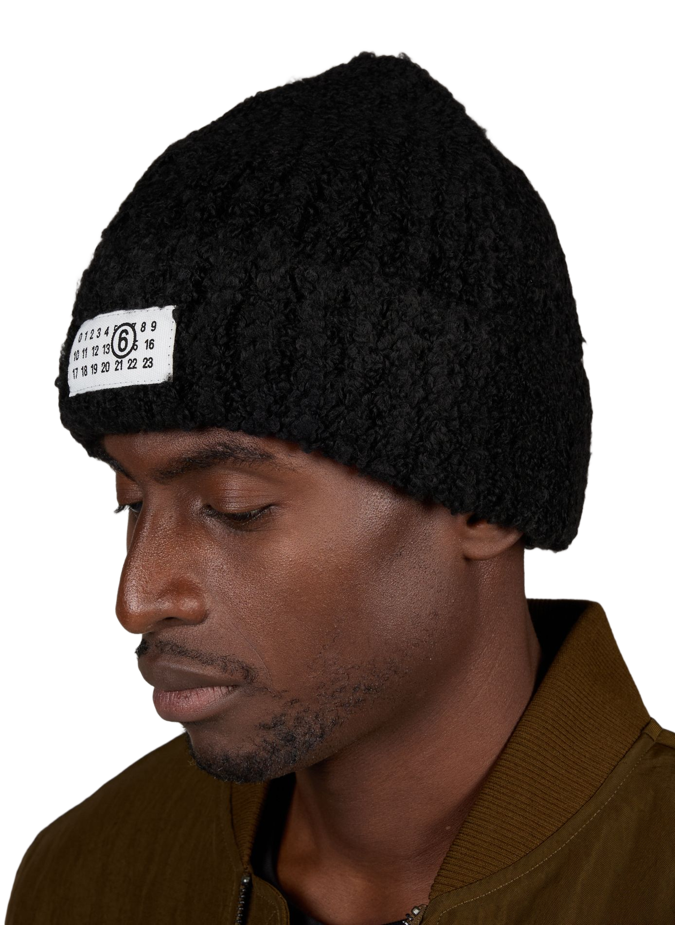 Sherpa beanie MAISON MARGIELA Black